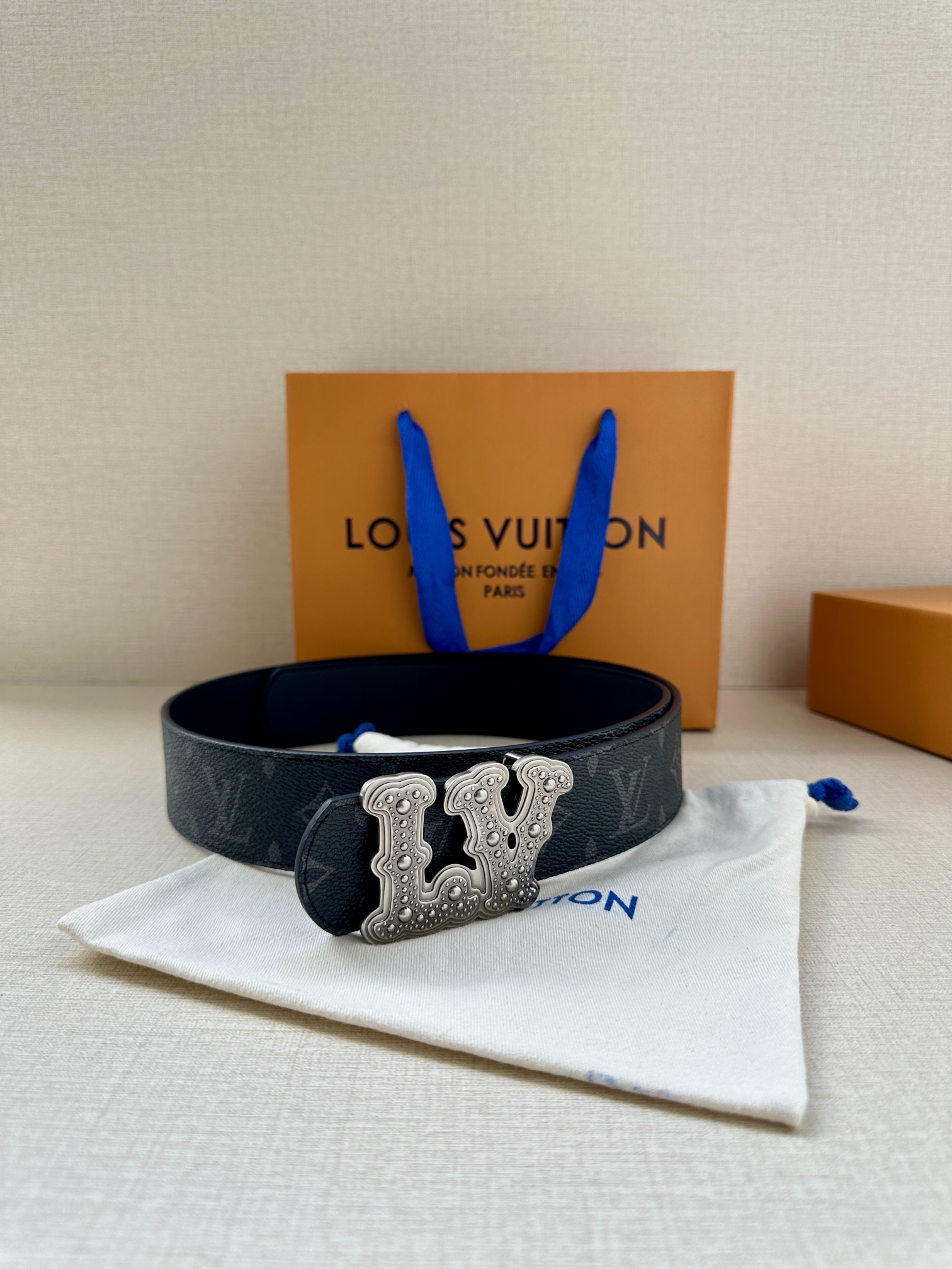 [TOP] Louis Vuitton LV Dimension Reversible Belt - 4.0CM