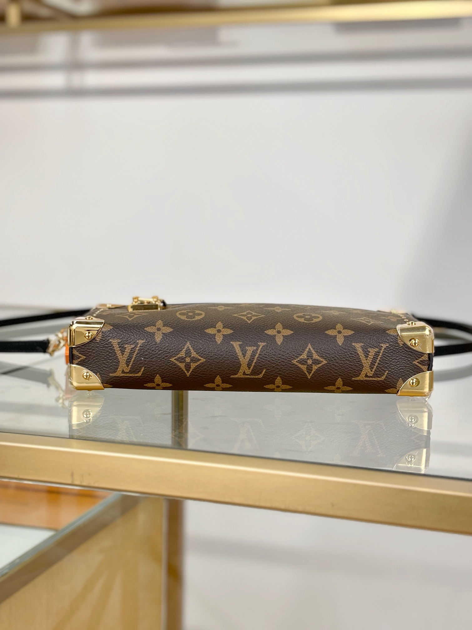 [TOP] Louis Vuitton LV SLIM TRUNK Bag 23x12x4cm - Brown
