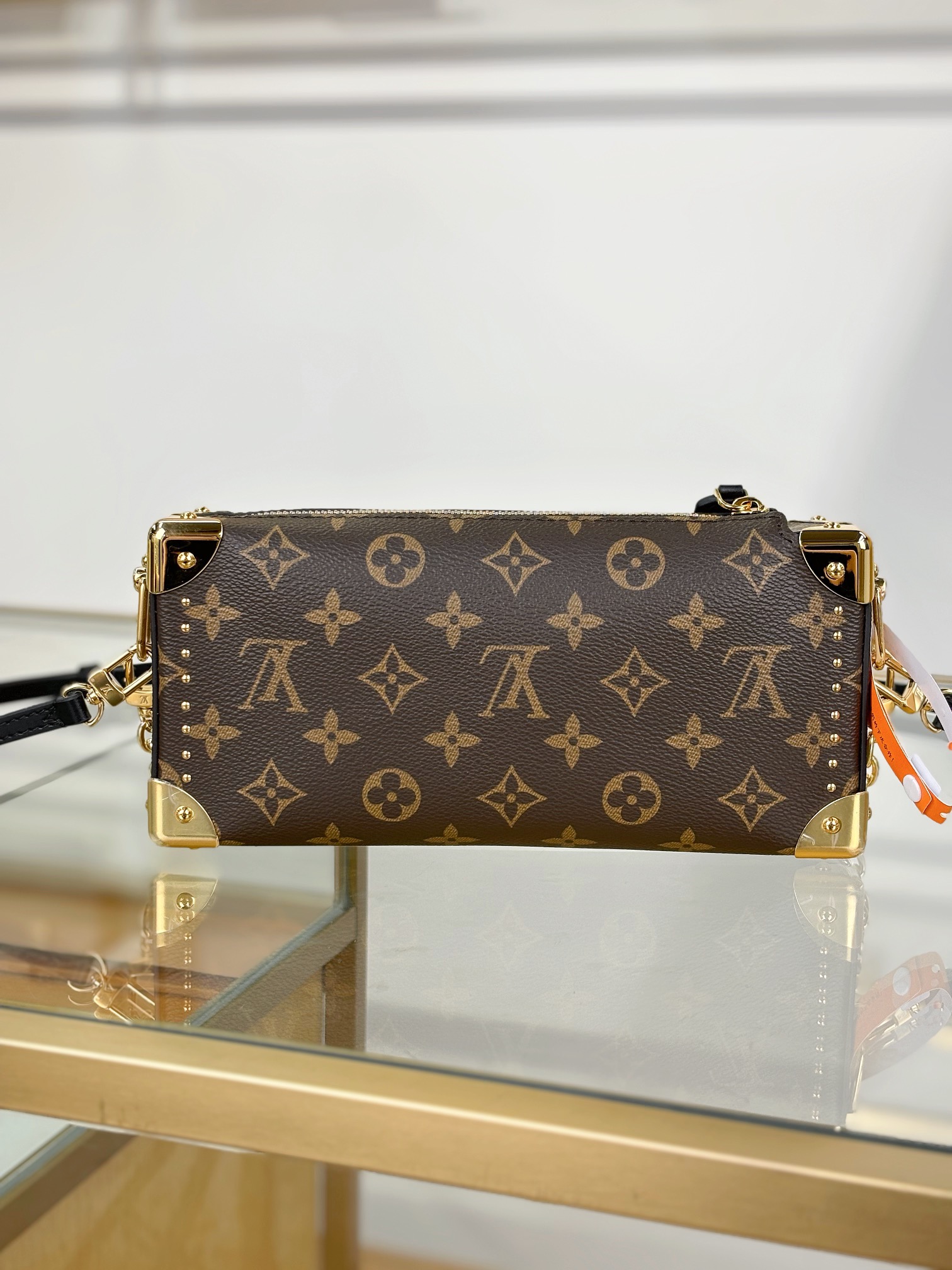 [TOP] Louis Vuitton LV SLIM TRUNK Bag 23x12x4cm - Brown