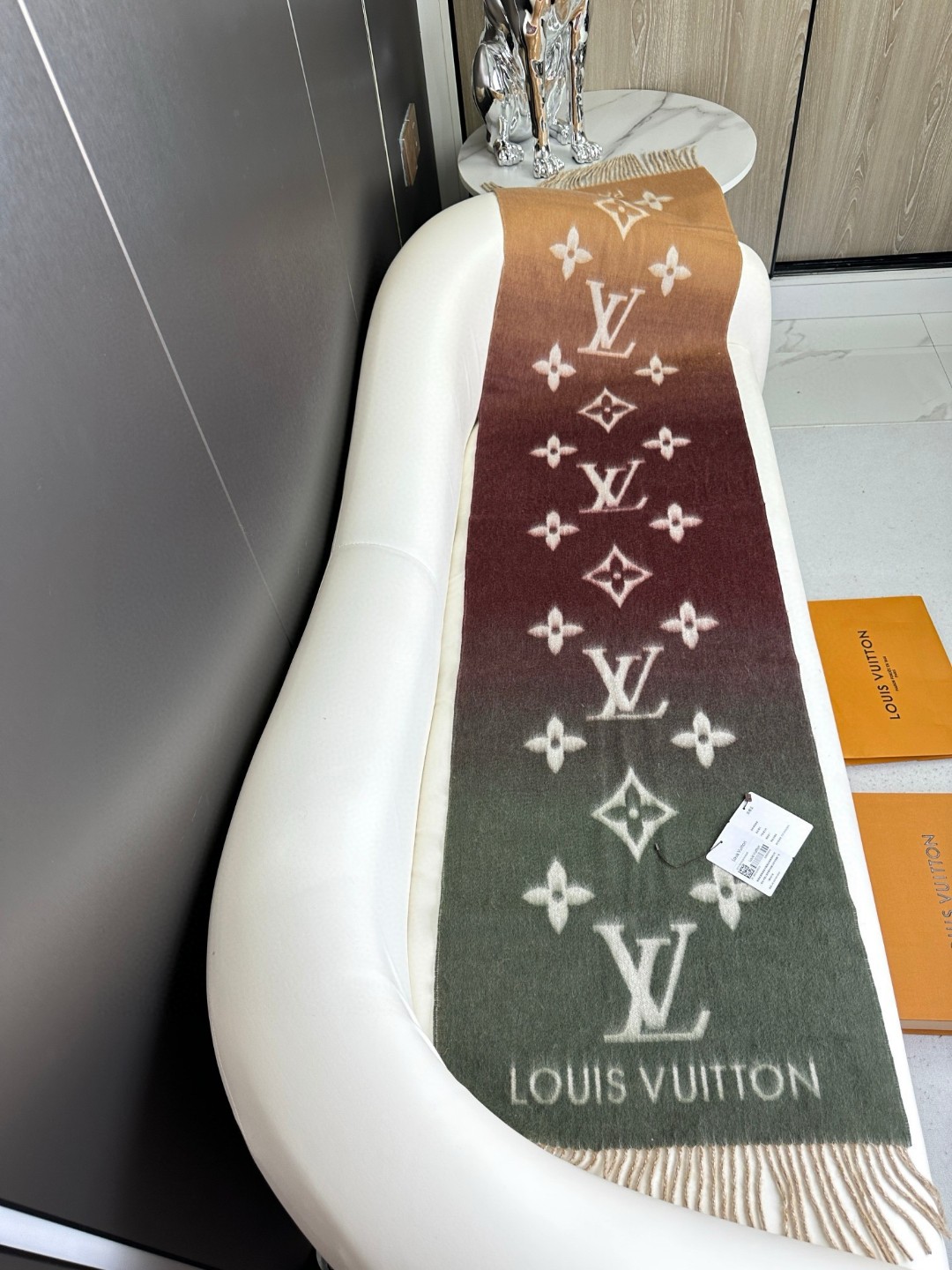 [TOP] Louis Vuitton LV Wool Scarf 190 x 45cm - 3 Color