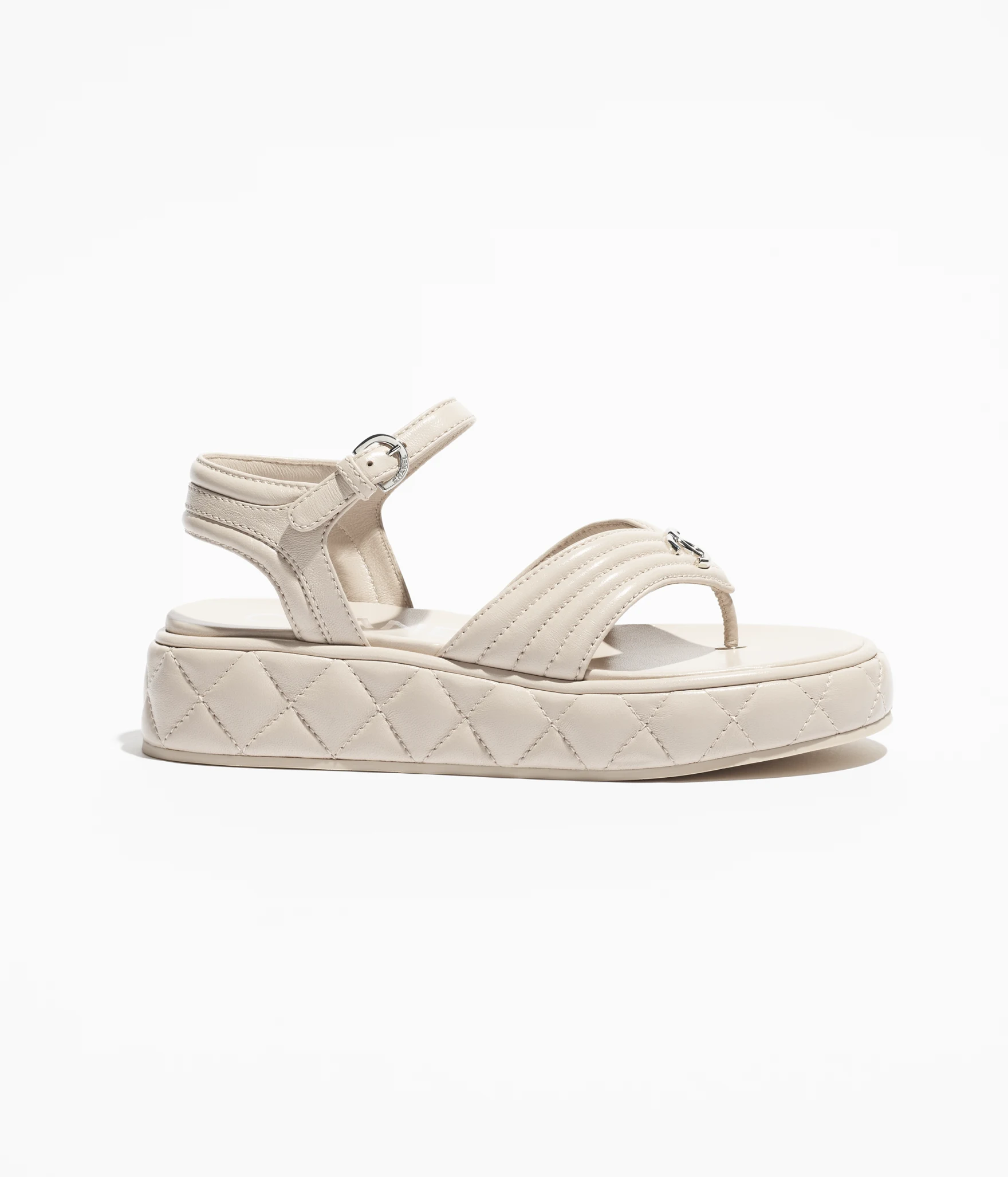 [TOP] CHANEL  Sandals - Beige