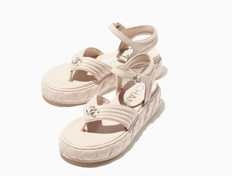 [TOP] CHANEL  Sandals - Beige