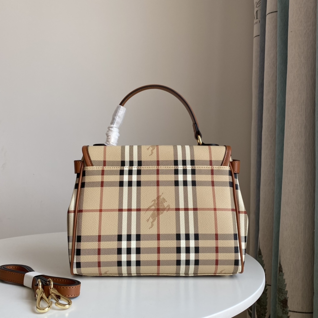 [TOP] BURBERRY Handbag 26/10/21cm - Brown