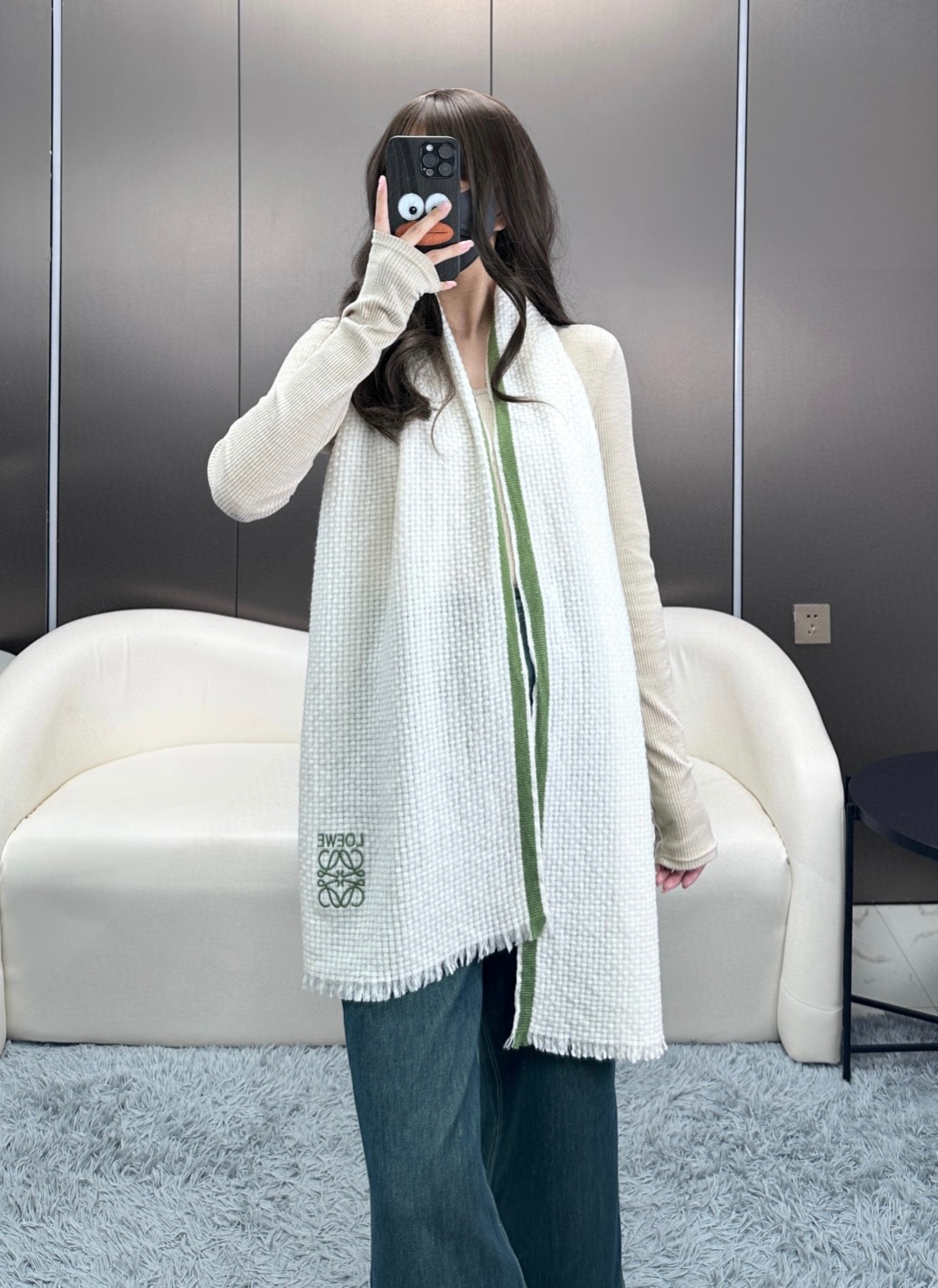 [TOP] LOEWE Wool Scarf 35×190cm - 3 Color