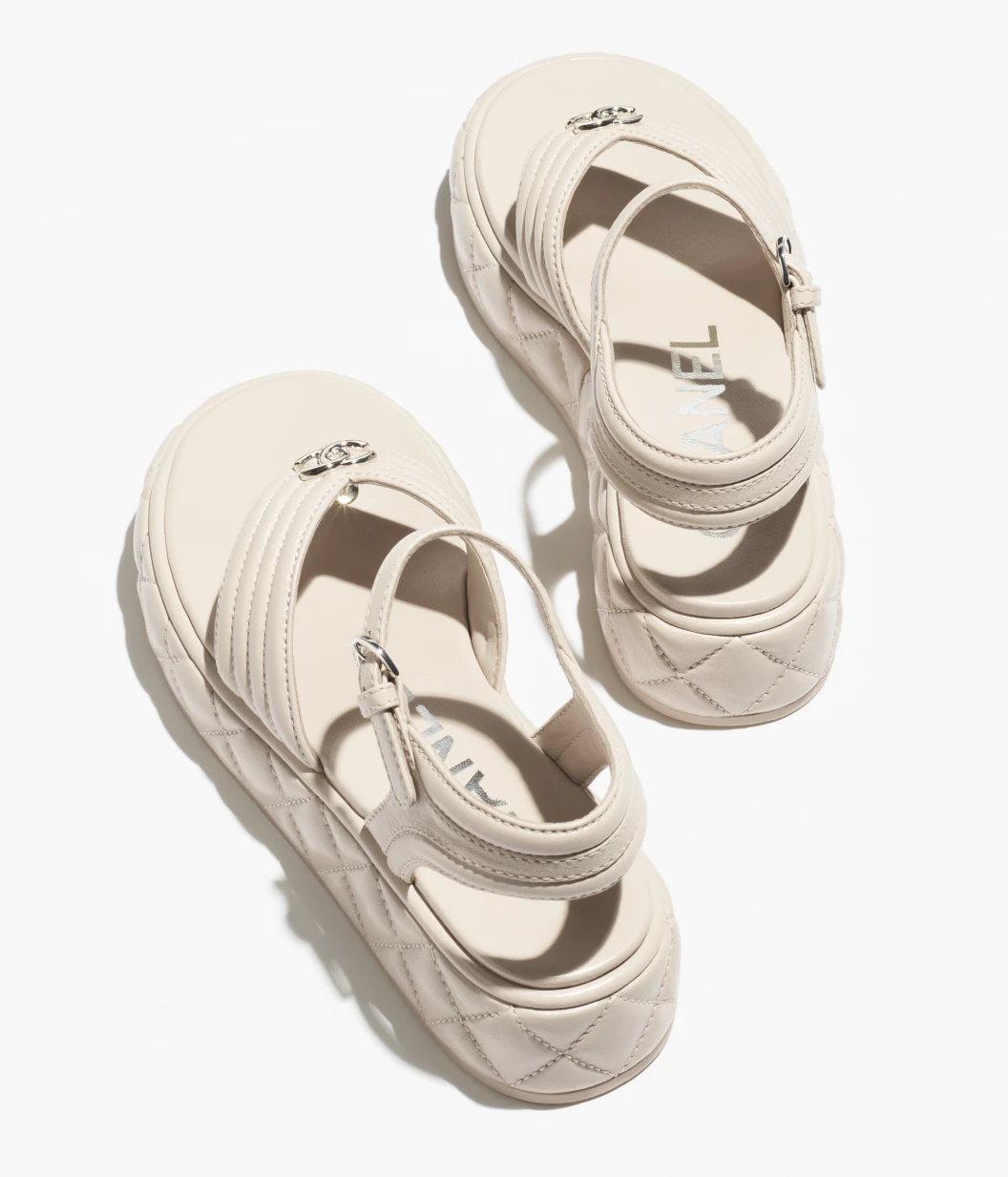 [TOP] CHANEL  Sandals - Beige