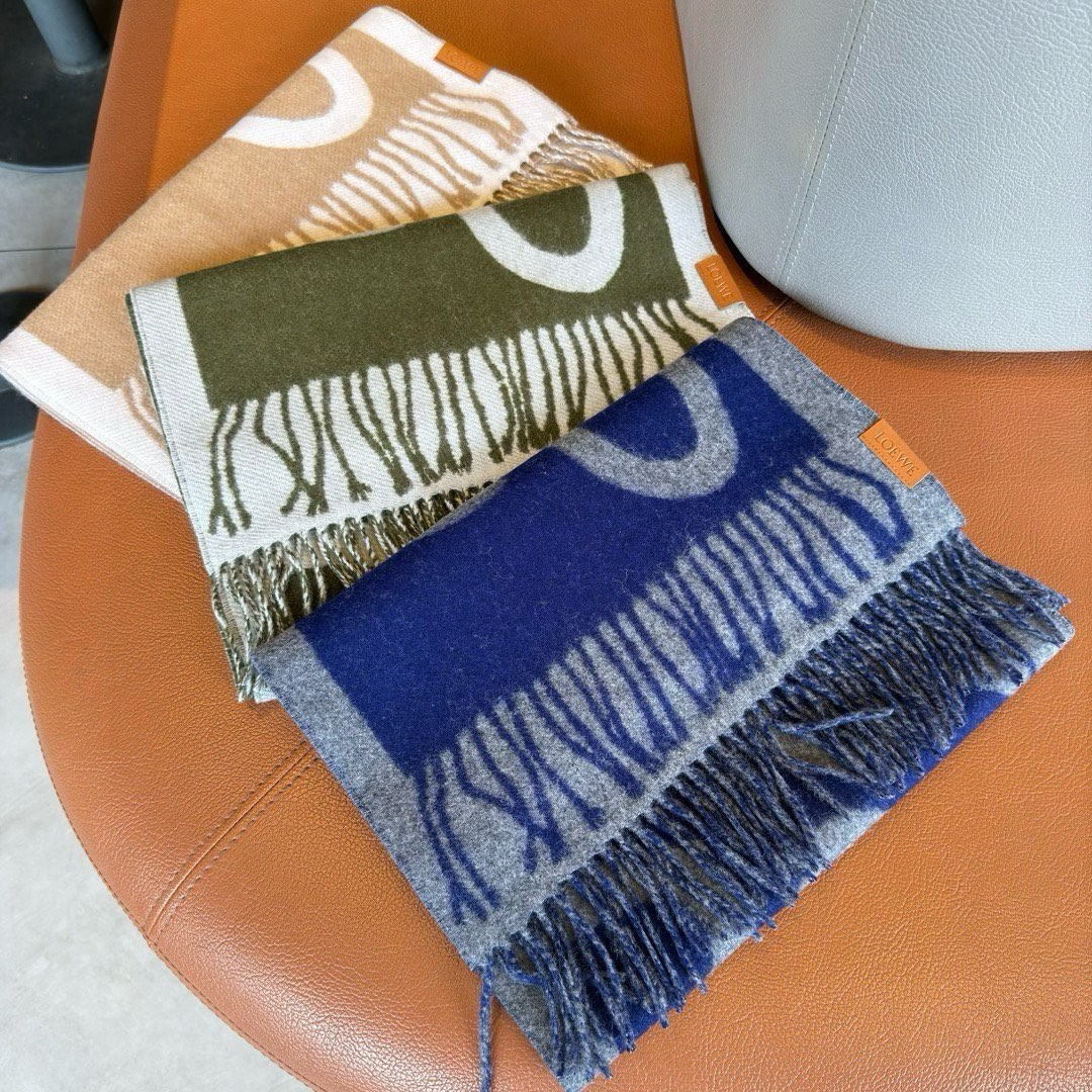[TOP] LOEWE Wool Scarf  35*180cm- 3 Color