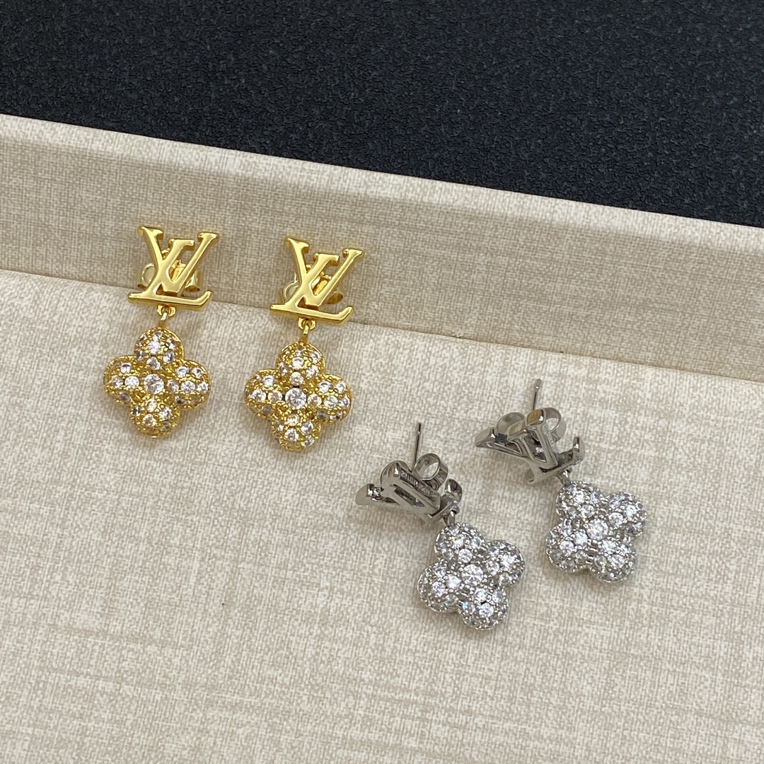 [TOP] Louis Vuitton LV Earrings - 2 Colour