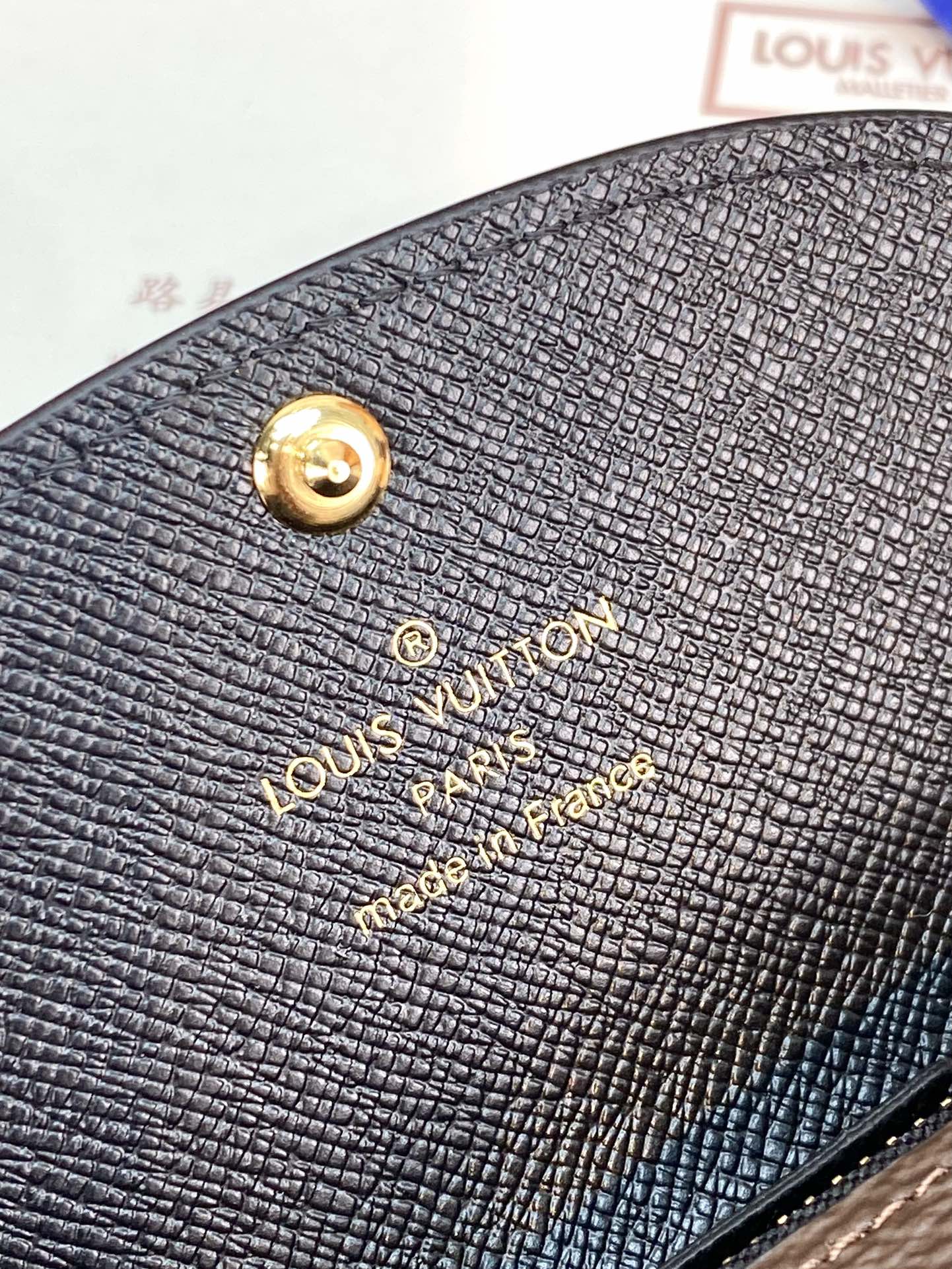 [TOP] Louis Vuitton LV Rosalie Coin Purse Monogram Reverse Canvas 11x8x2.5cm - Khaki/Brown