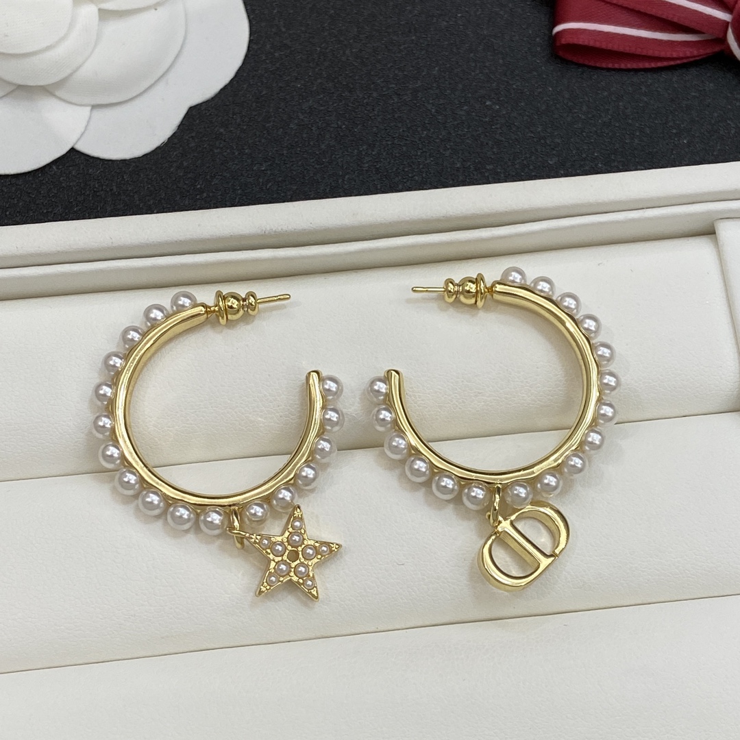 [TOP] Christian Dior Earring - Gold