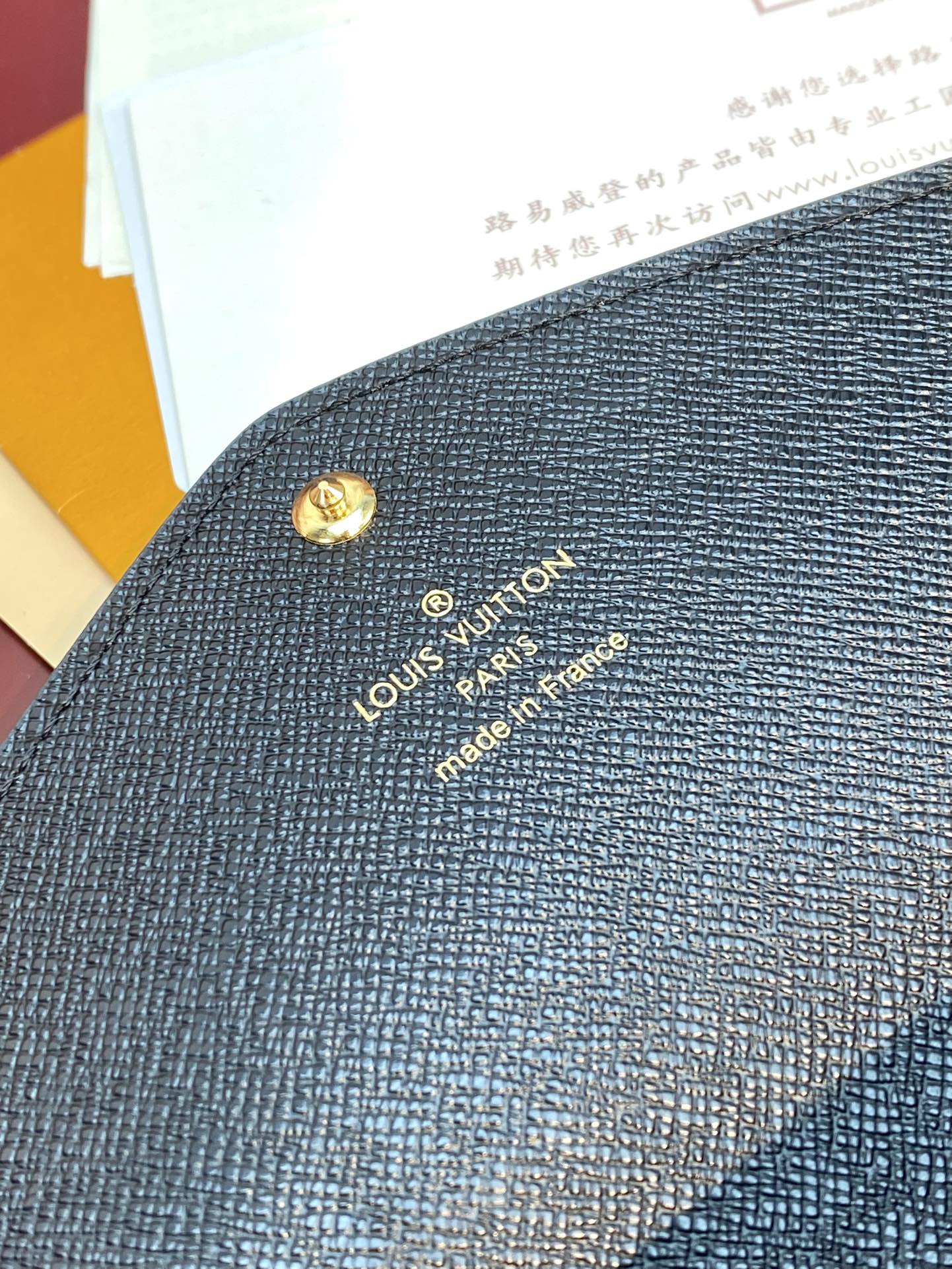 [TOP] Louis Vuitton LV Sarah Wallet Monogram Reverse Giant Canvas 19x10.5x2cm - Khaki/Brown