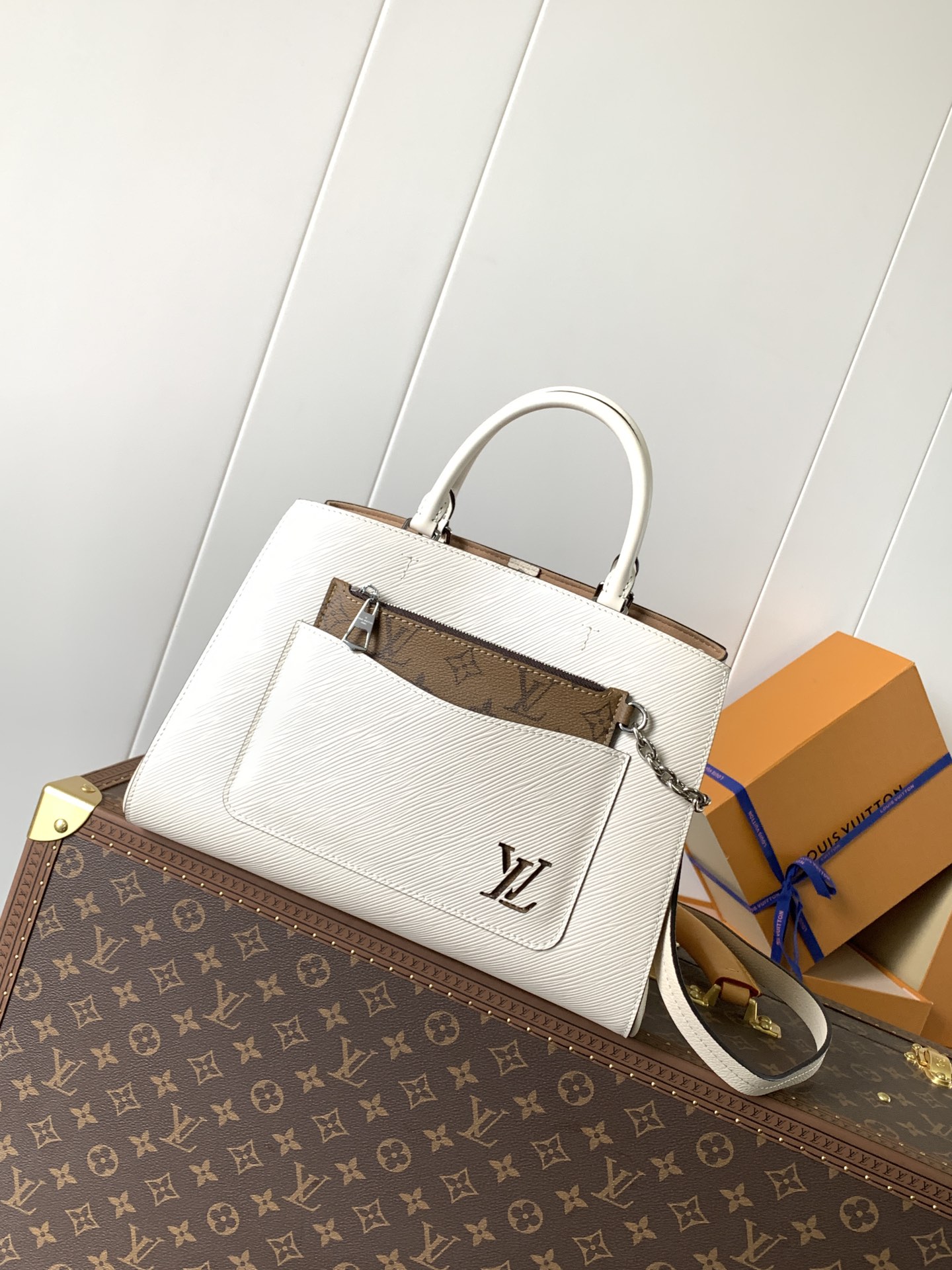 [TOP] Louis Vuitton LV Marelle Tote Bag 30.0 x 21.0 x 13.0cm - 4 Colour