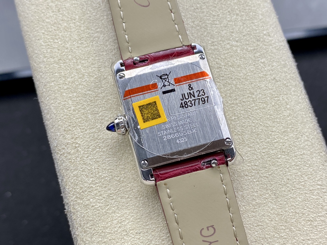 [TOP] Cartier Tank Must Watch 29.5mmx22mm - Red