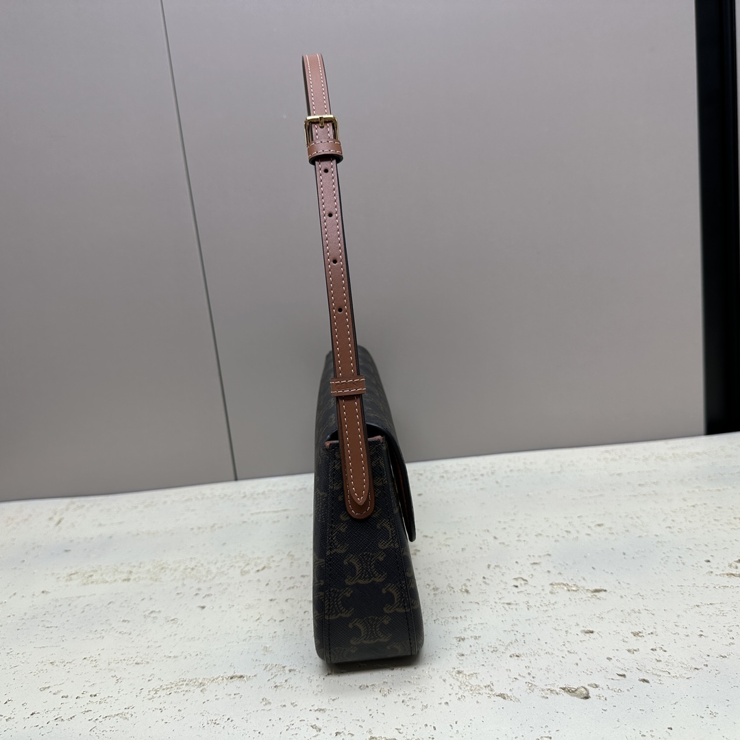 [TOP] CELINE LOLA Baguette Handbag Sheep Leather Lining 28x12×5cm - 2 Colour