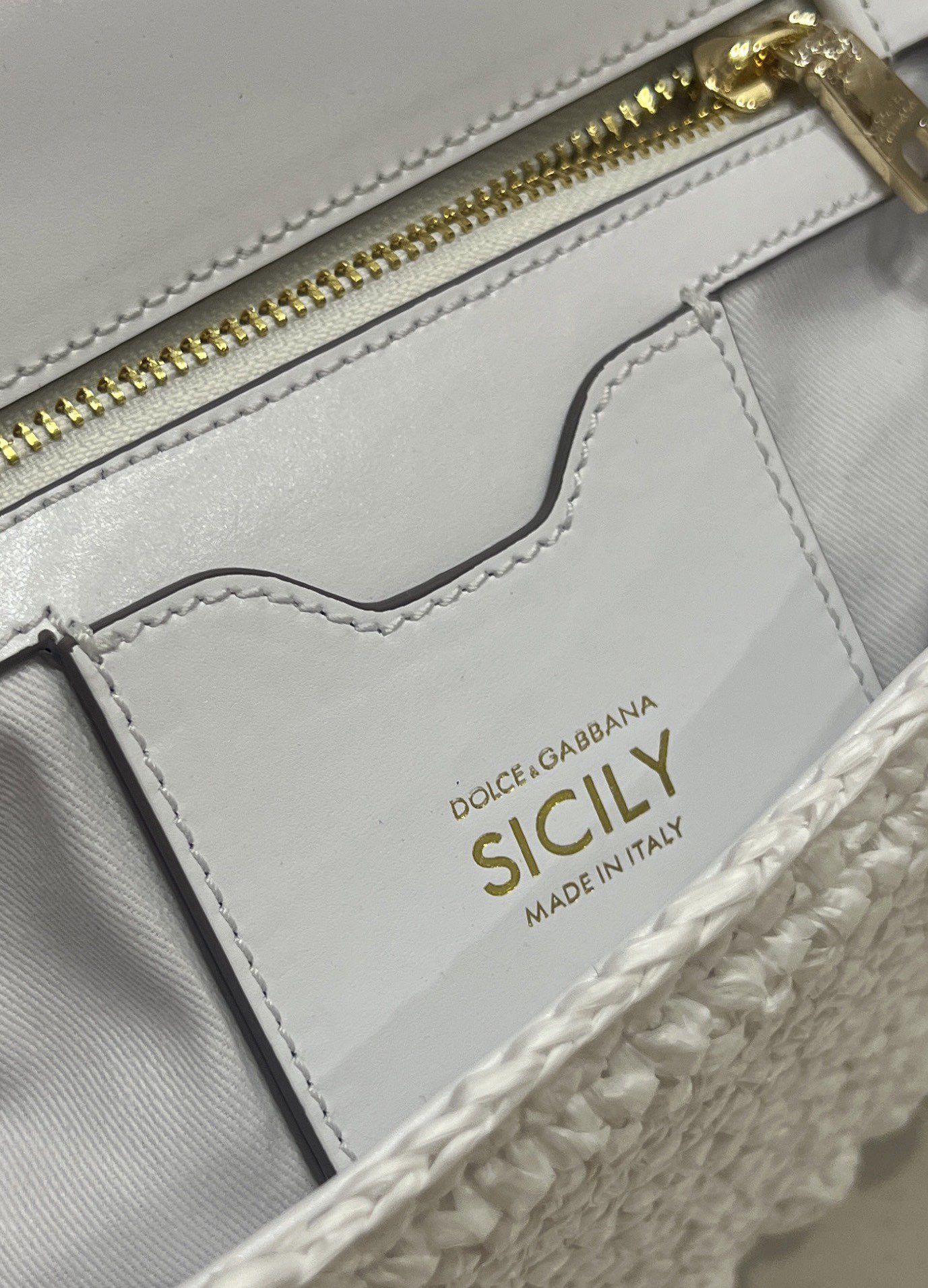 [TOP] Dolce & Gabbana D&G Sicily Bag 25x17x9cm - White