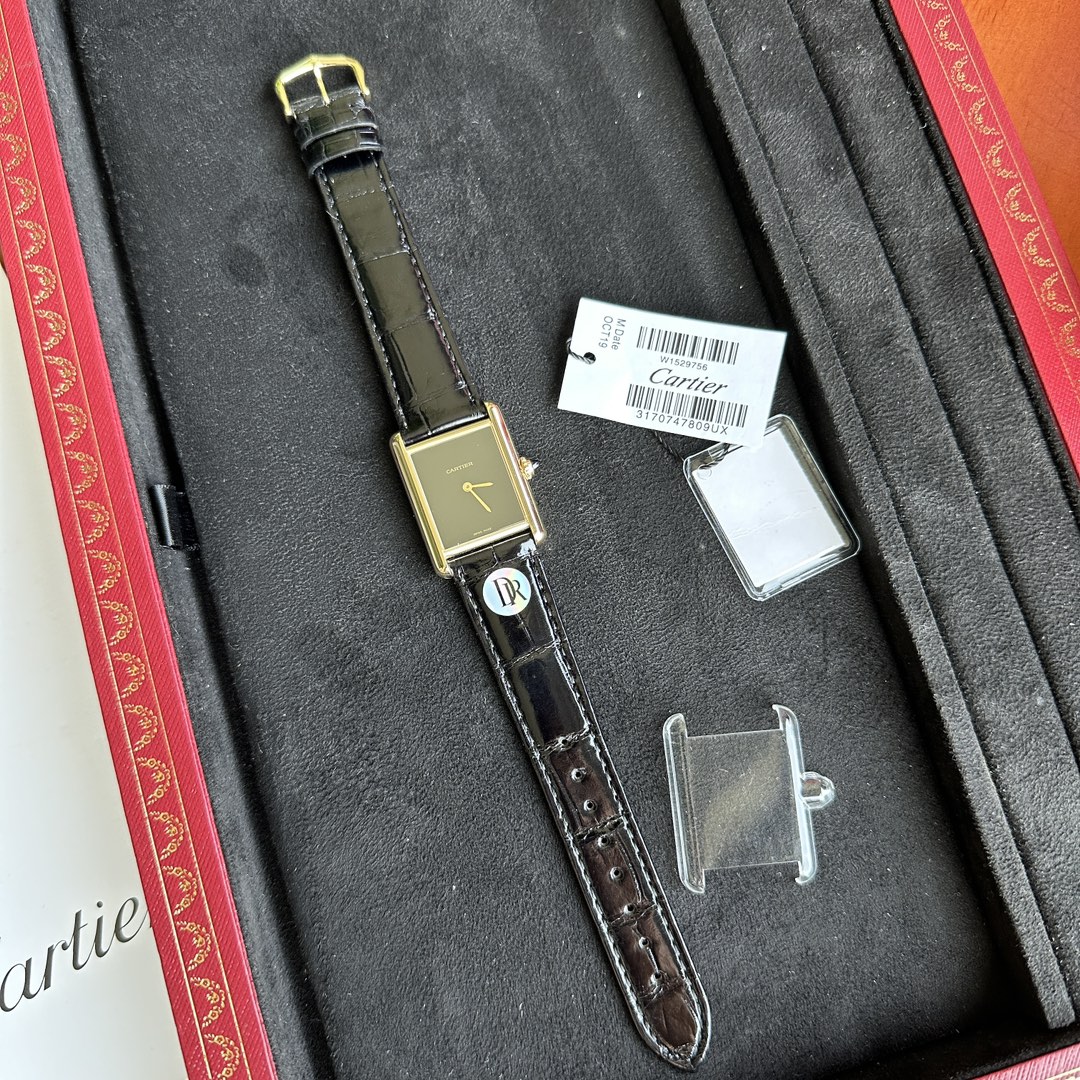[TOP] Cartier Tank Must Watch 33.7mm*25.5mm - 2 Colors