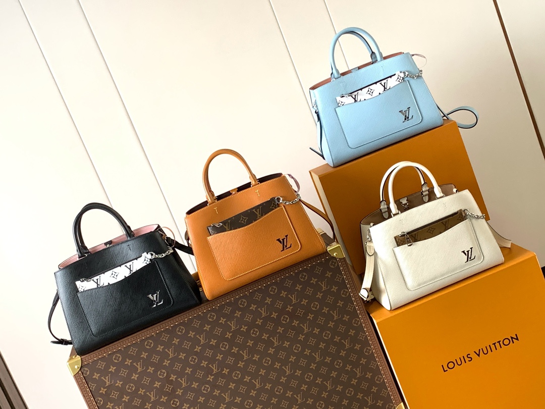 [TOP] Louis Vuitton LV Marelle Tote Bag 30.0 x 21.0 x 13.0cm - 4 Colour