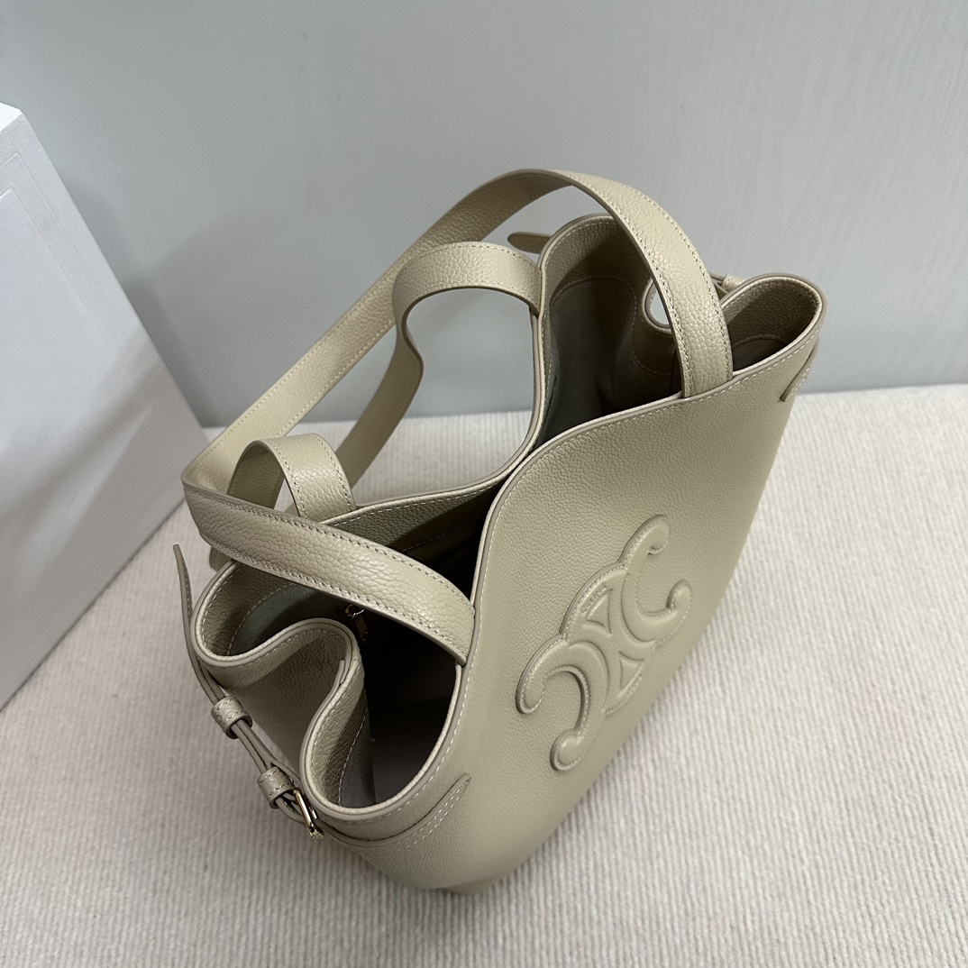 [TOP] CELINE Cabas Bags Cowhide Fabric - 28x24x12cm - 2 Colour