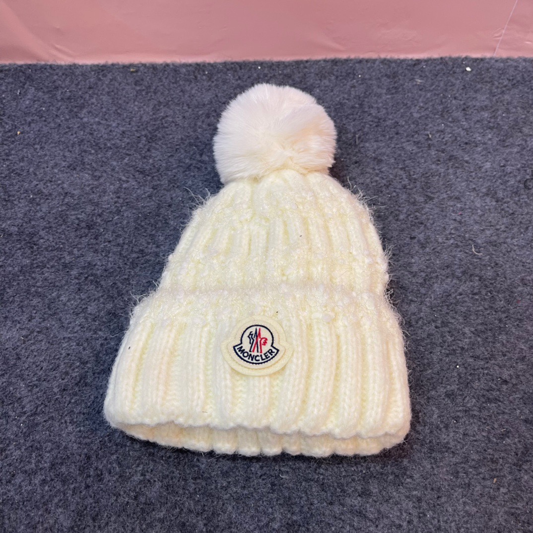 [TOP] Moncler Knitted Woolen Hat - 4 Colour