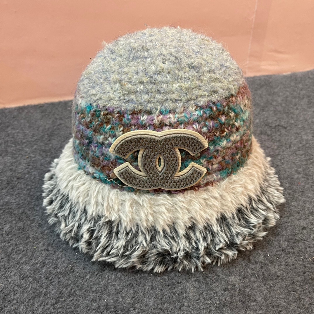 [TOP] CHANEL Knitted Fisherman's Hat - 4 Color