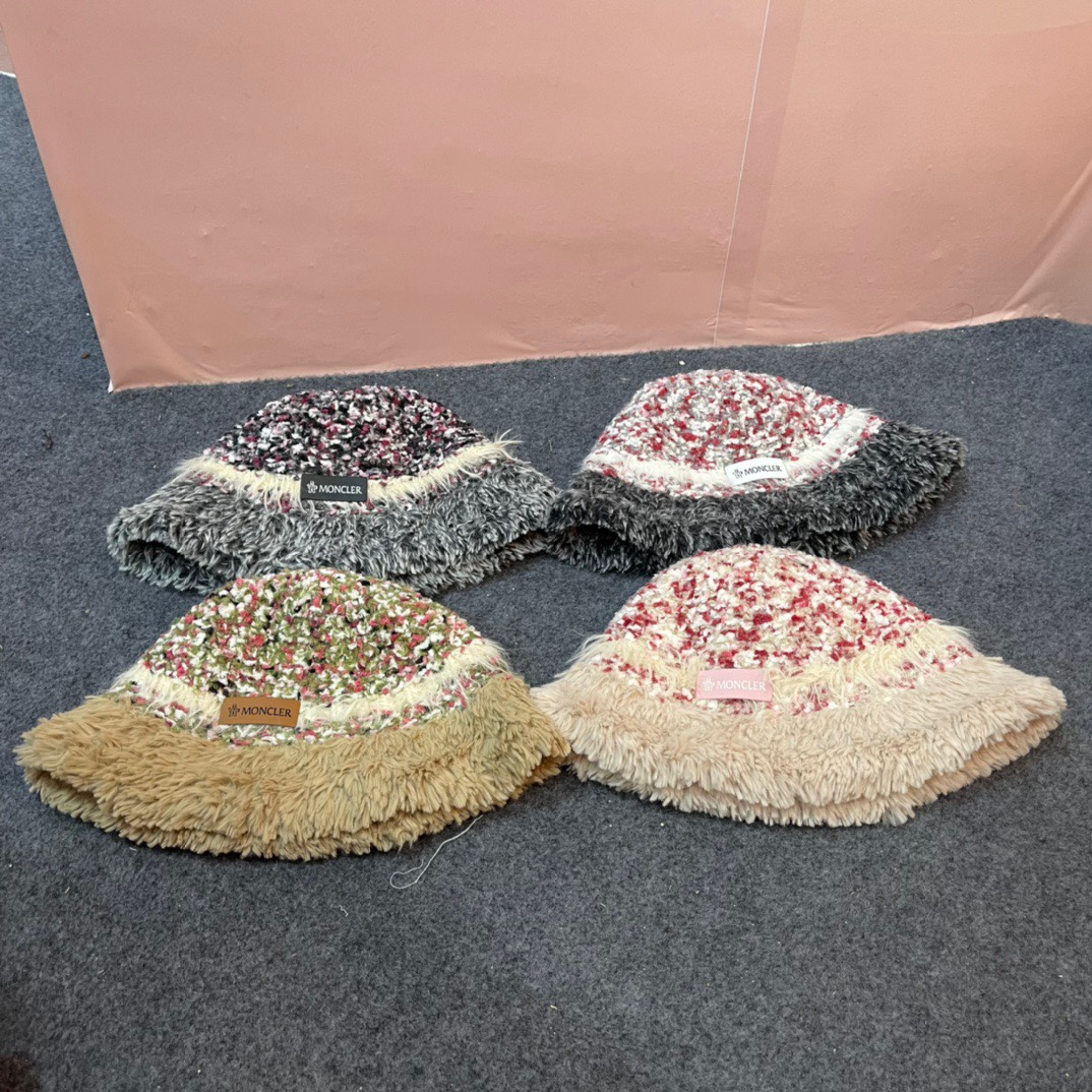 [TOP] Moncler Plush Fisherman's Hat - 4 Colour