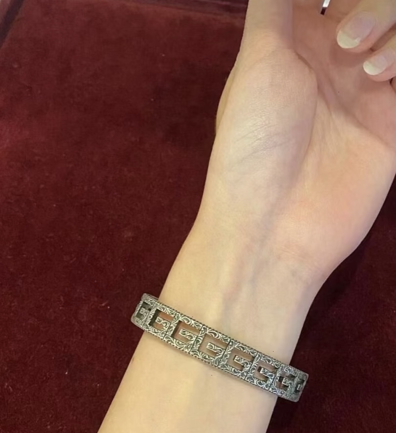 [TOP] GUCCI Men's/Women's Bracelet - Gunmetal