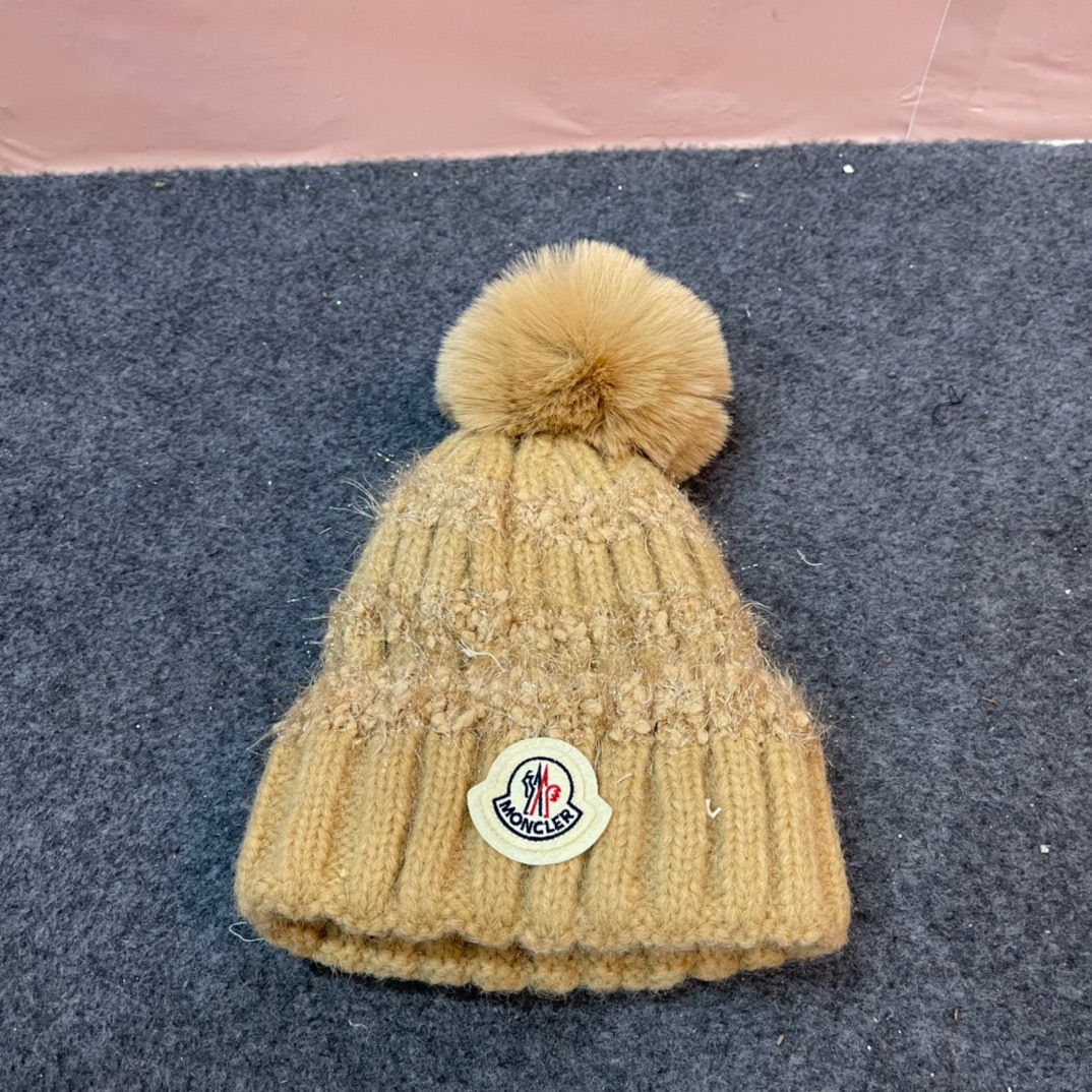 [TOP] Moncler Knitted Woolen Hat - 4 Colour