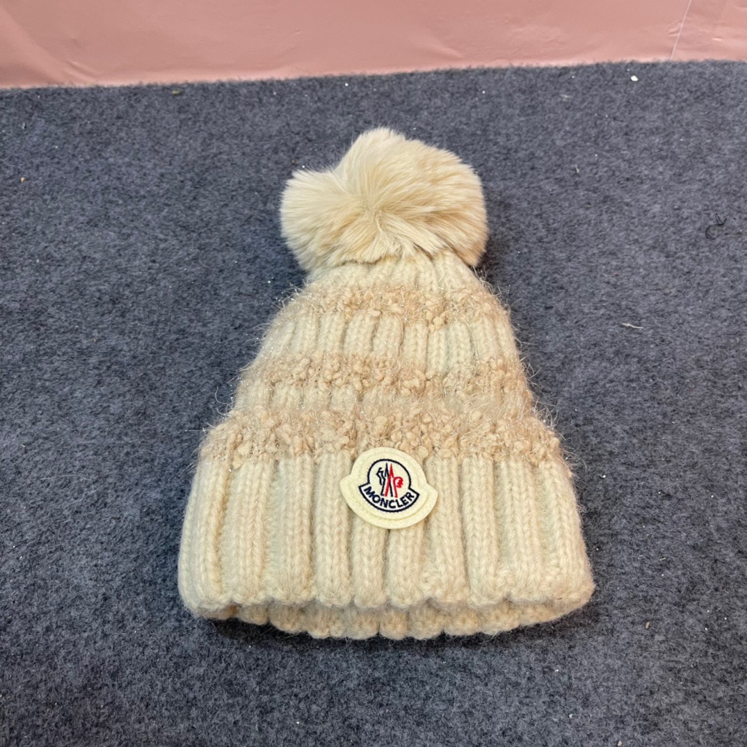 [TOP] Moncler Knitted Woolen Hat - 4 Colour