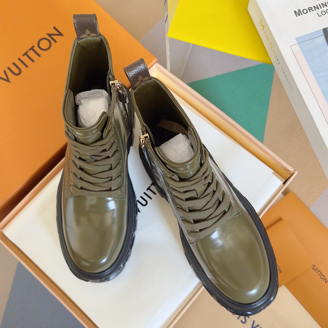 [TOP] Louis Vuitton LV Record Series Chelsea Ankle Boots - 3 Colors