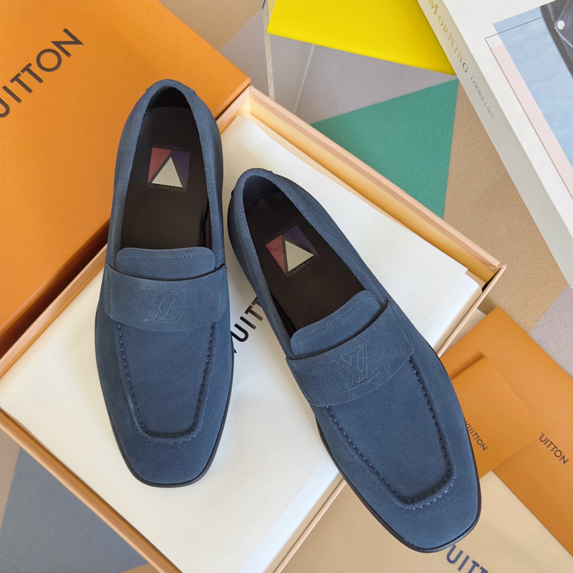 [TOP] Louis Vuitton LV Men's Loafers Shoes - 3 Colour