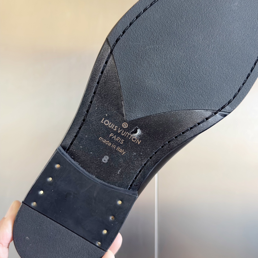 [TOP] Louis Vuitton LV Men's Loafers Shoes - 2 Colour