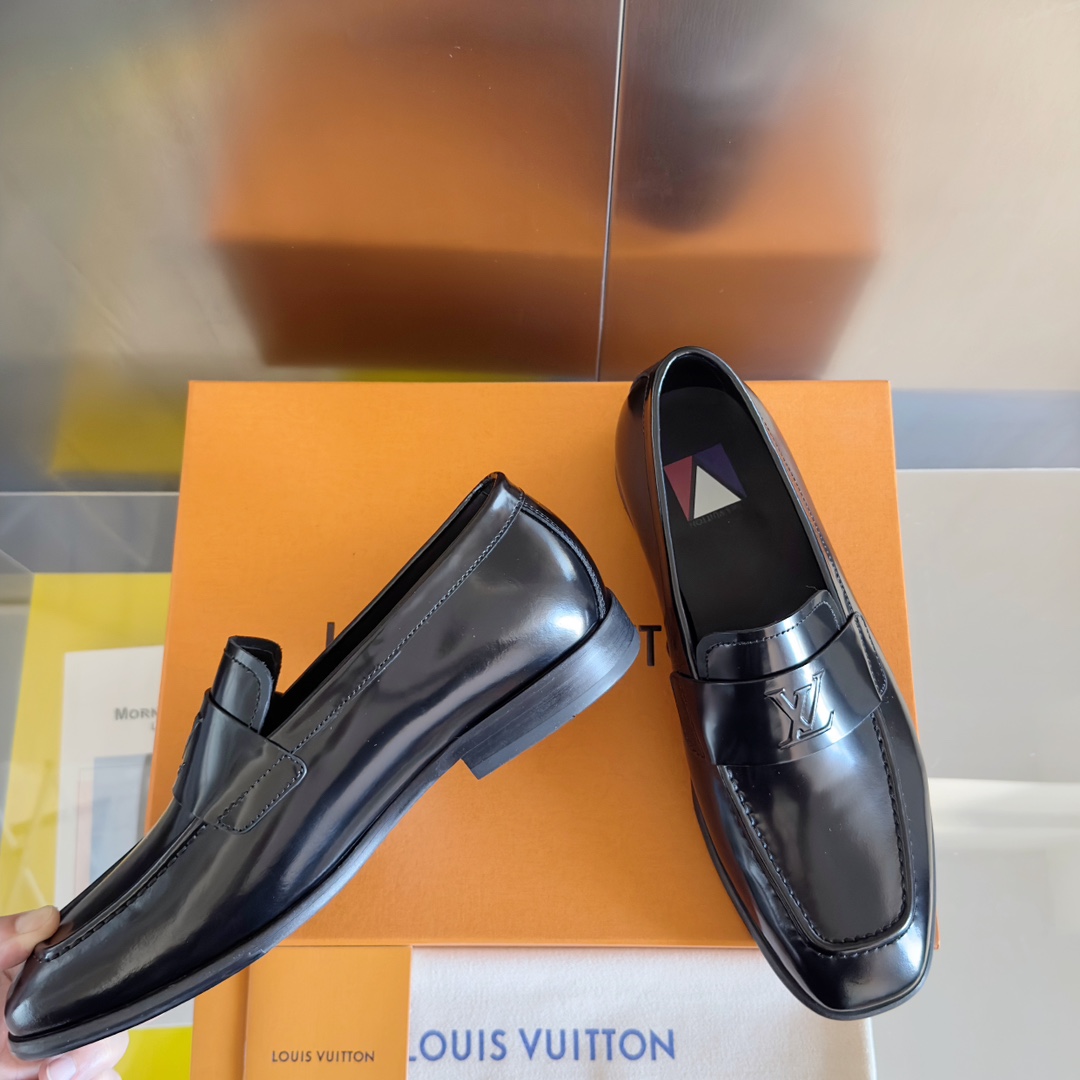 [TOP] Louis Vuitton LV Men's Loafers Shoes - 2 Colour