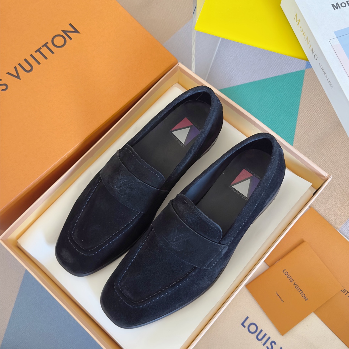 [TOP] Louis Vuitton LV Men's Loafers Shoes - 3 Colour