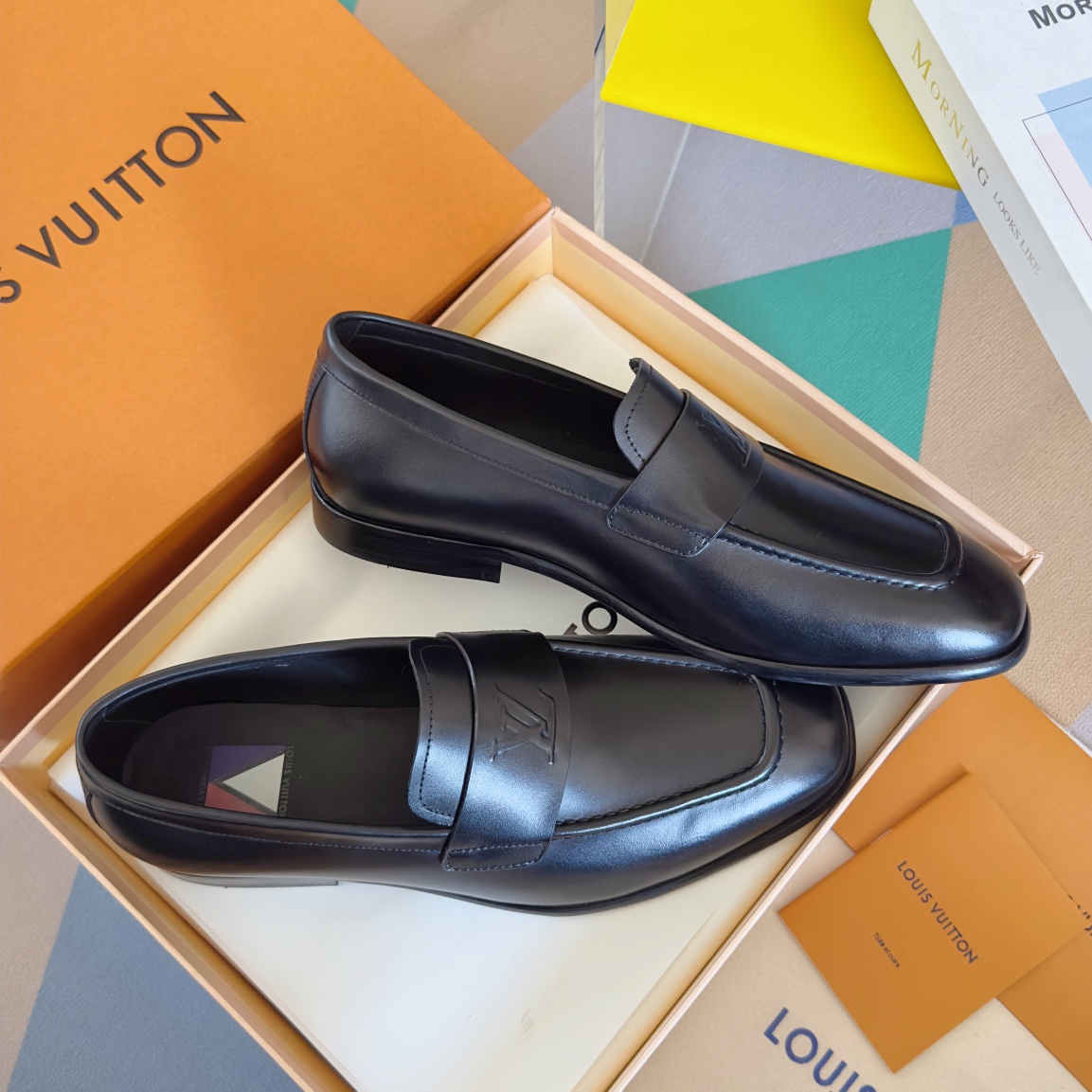 [TOP] Louis Vuitton LV Men's Loafers Shoes - 2 Colour