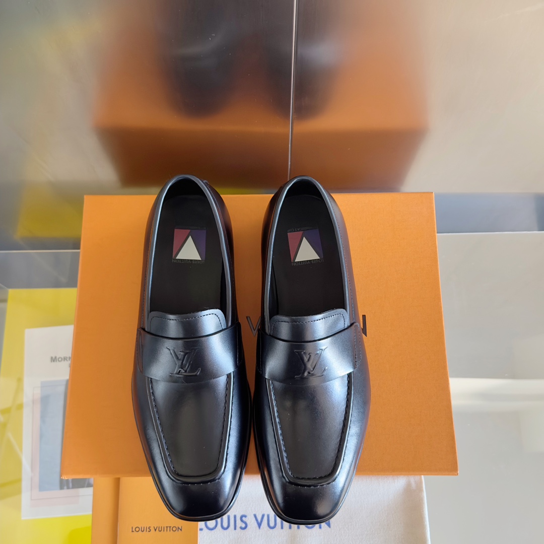 [TOP] Louis Vuitton LV Men's Loafers Shoes - 2 Colour