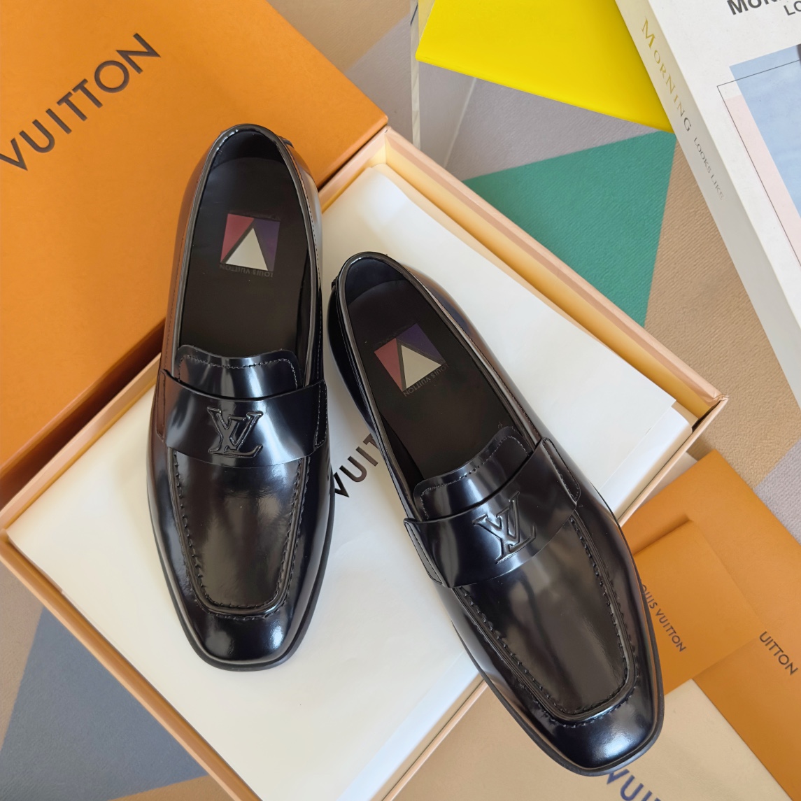[TOP] Louis Vuitton LV Men's Loafers Shoes - 2 Colour