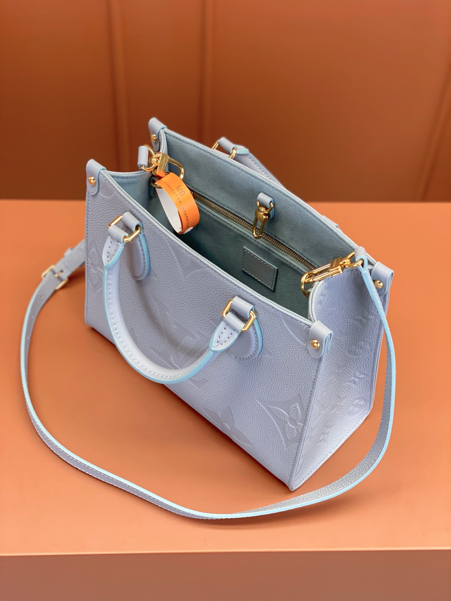 [TOP] Louis Vuitton LV On The Go Bag 25x19x11.5cm - Blue