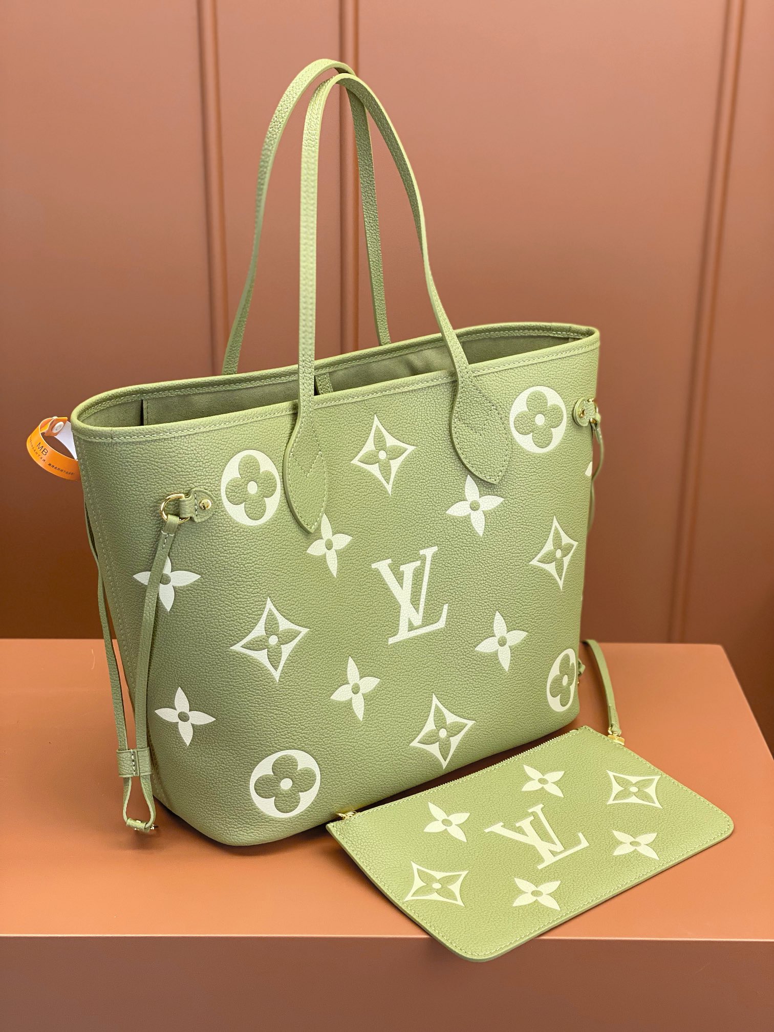 [TOP] Louis Vuitton LV Neverful Bag 31x28x14cm - Green