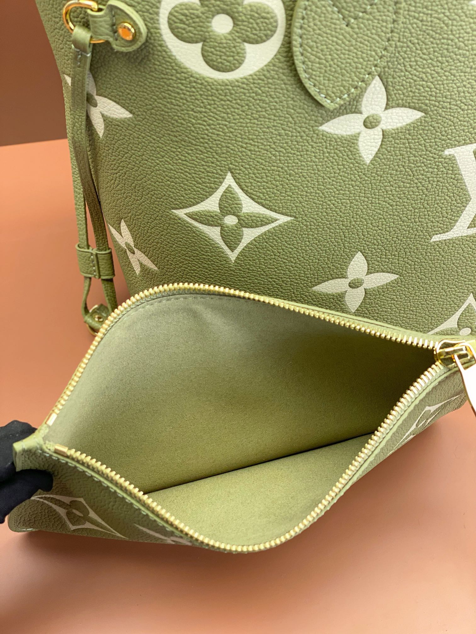 [TOP] Louis Vuitton LV Neverful Bag 31x28x14cm - Green