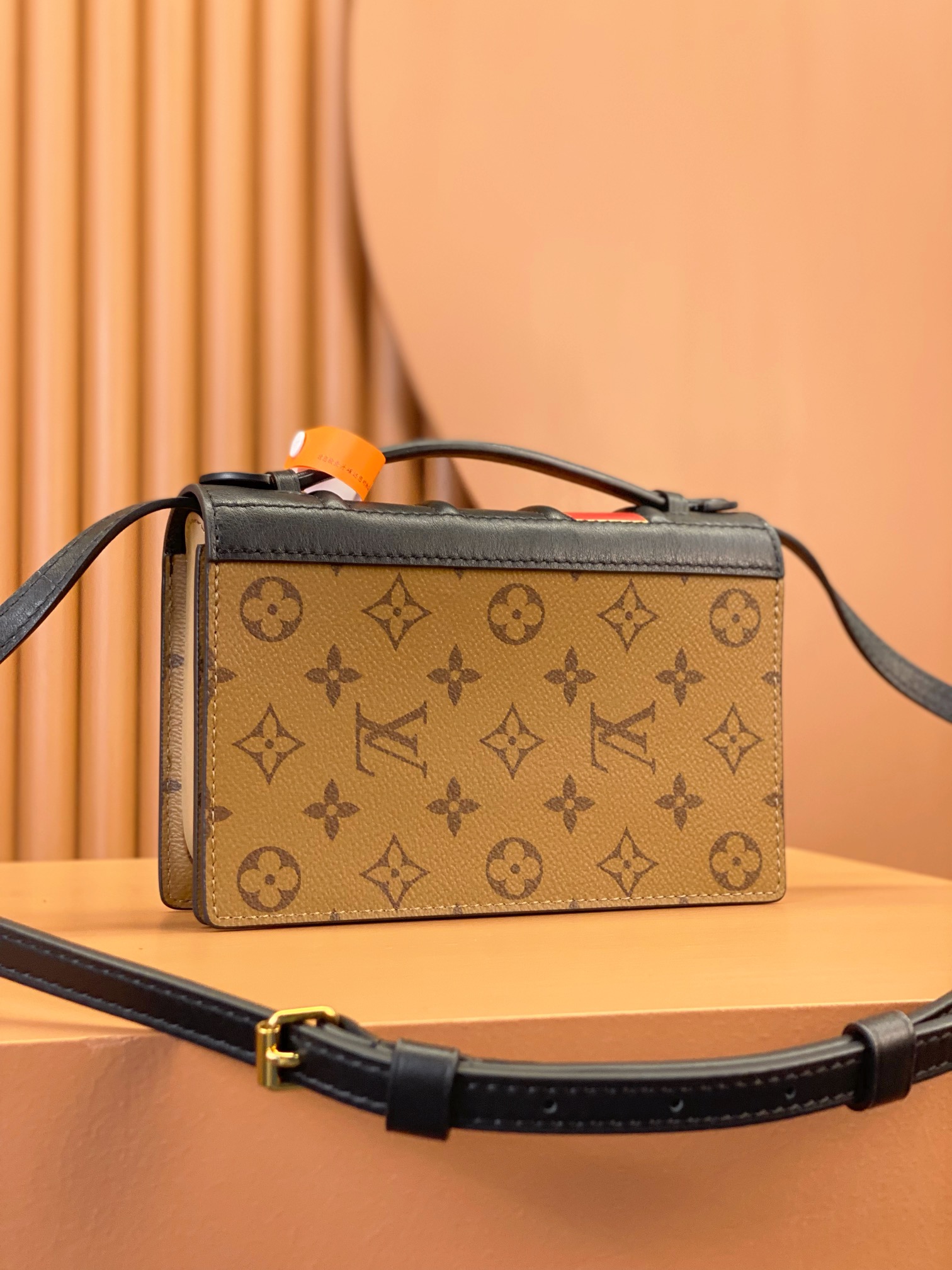 [TOP] Louis Vuitton LV BOOK CHAIN WALLET Bag 20x14x4cm - Brown