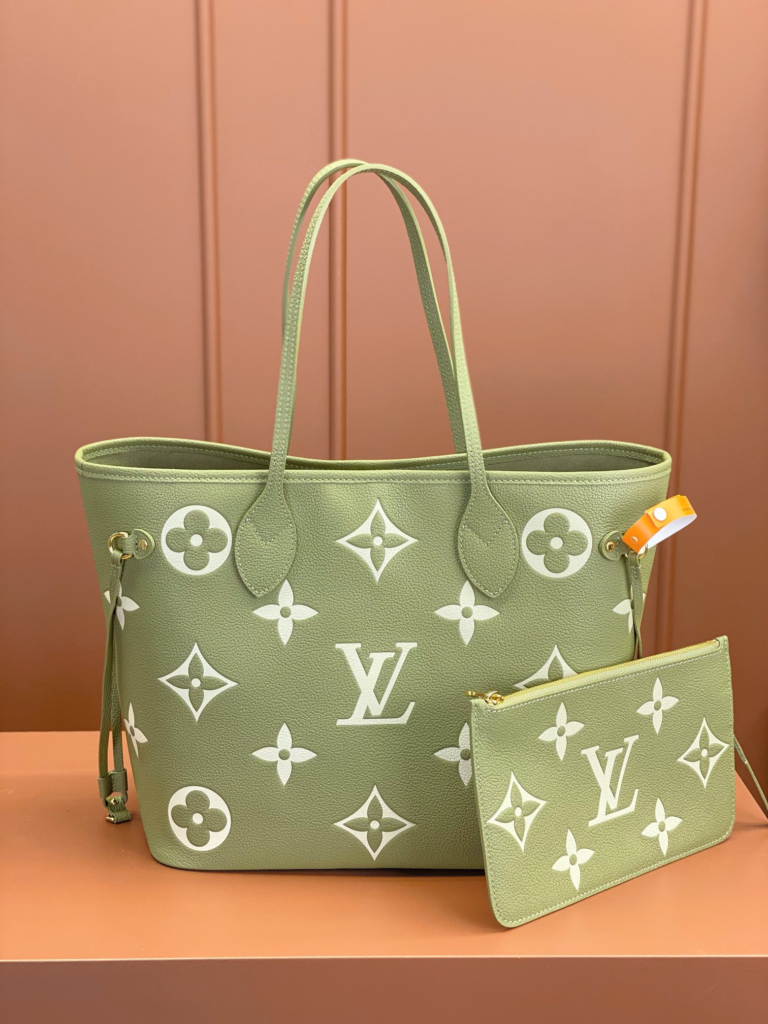 [TOP] Louis Vuitton LV Neverful Bag 31x28x14cm - Green