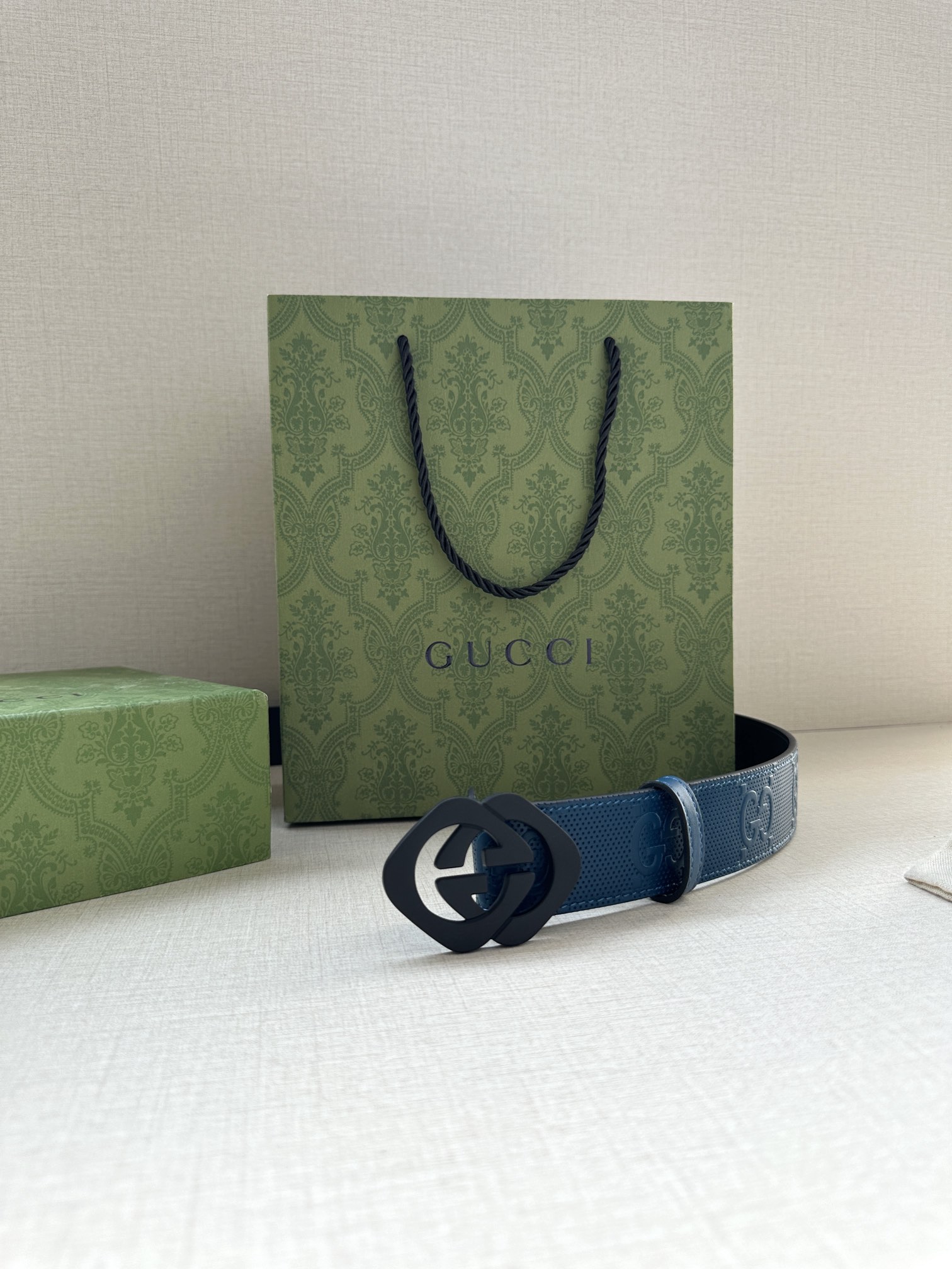[TOP] GUCCI GG Belt - 4.0cm