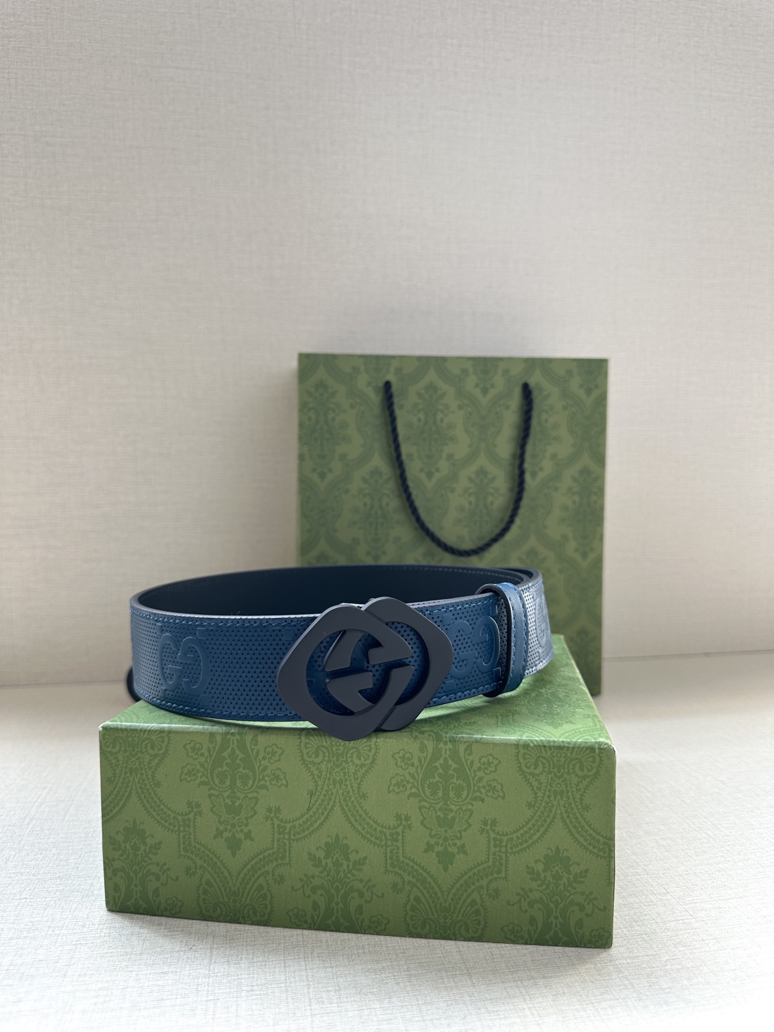 [TOP] GUCCI GG Belt - 4.0cm