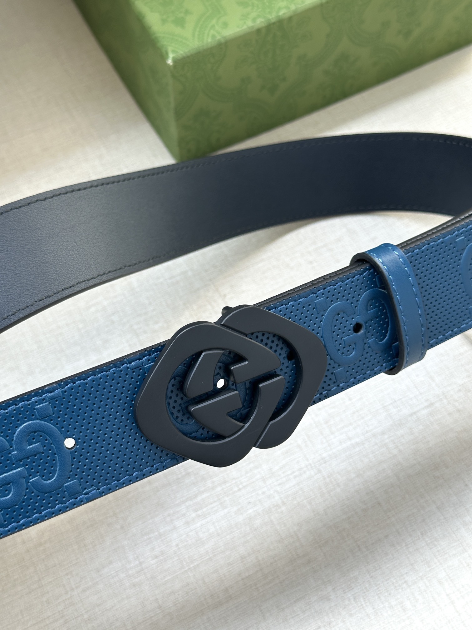 [TOP] GUCCI GG Belt - 4.0cm
