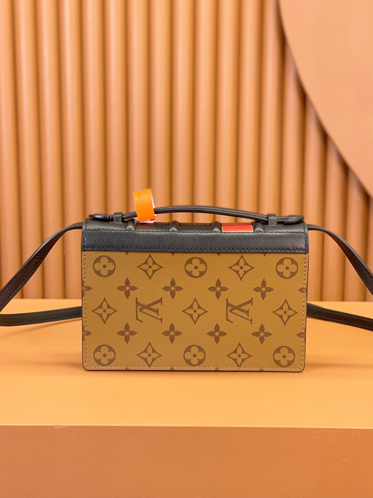 [TOP] Louis Vuitton LV BOOK CHAIN WALLET Bag 20x14x4cm - Brown