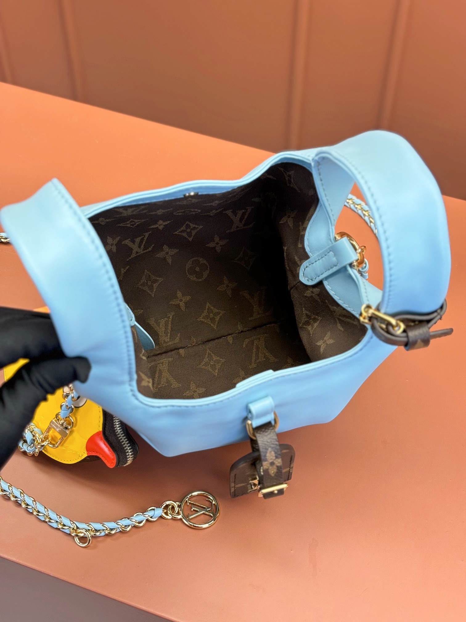 [TOP] Louis Vuitton LV ATLANTIS BB Bag 17x17x7cm - Blue