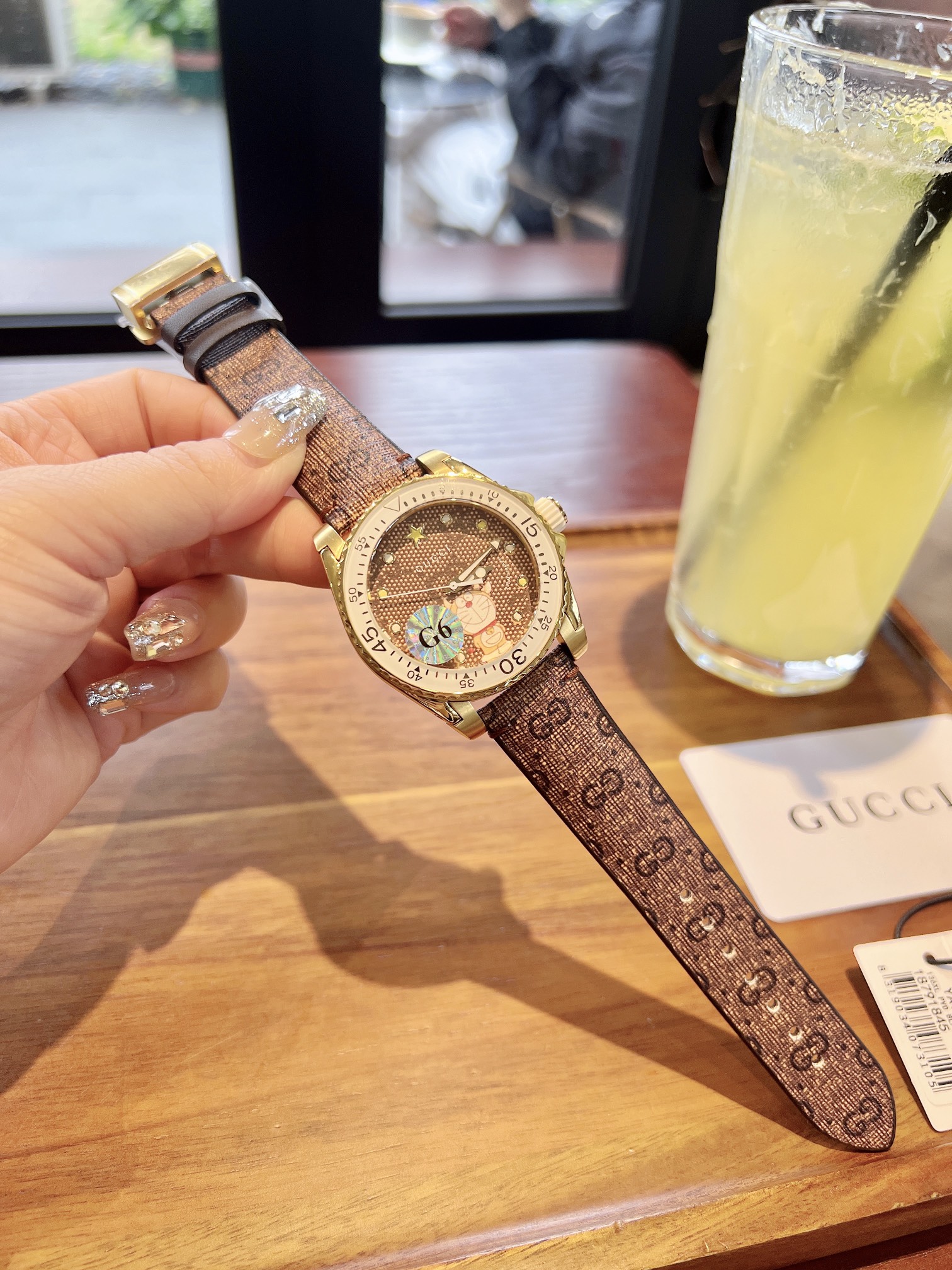 [TOP] GUCCI Swiss Quartz Movement Watches 40mm - Brown