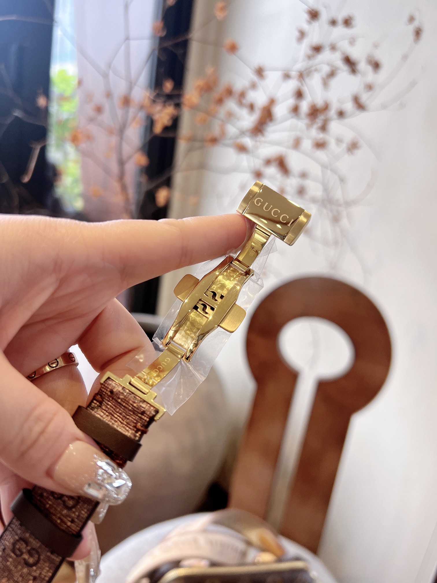 [TOP] GUCCI Swiss Quartz Movement Watches 40mm - Brown