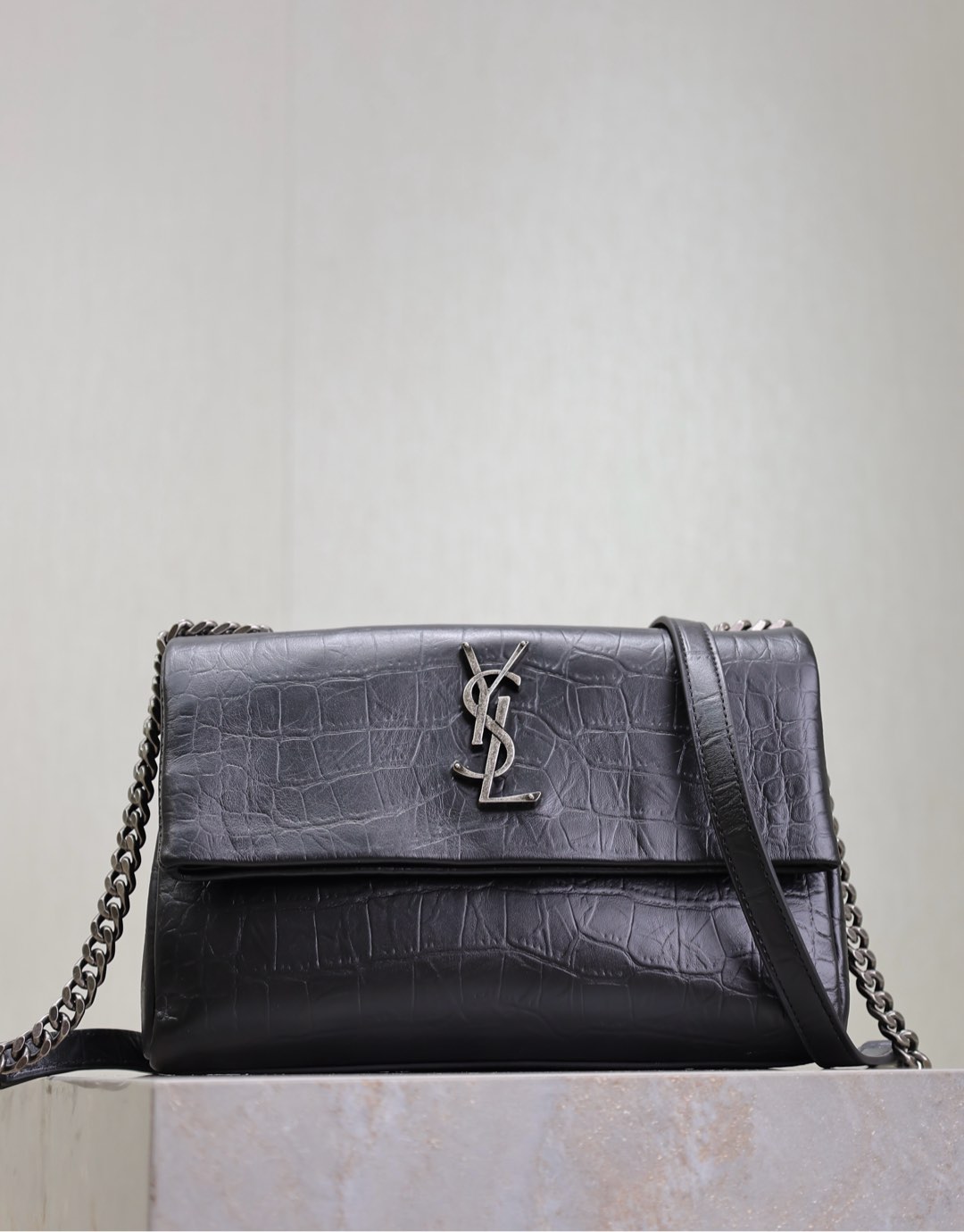 [TOP] Yves Saint Laurent YSL West Hollywood Bag 2 Sizes - Black