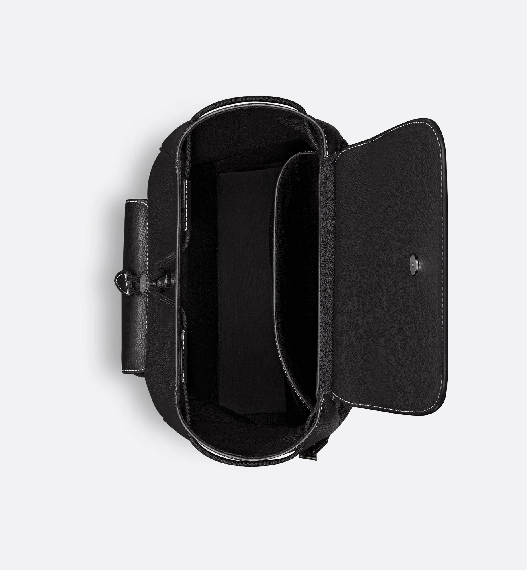 [TOP] Christian Dior Saddle Backpack Cow Leather 26.5*40*15 cm - Black