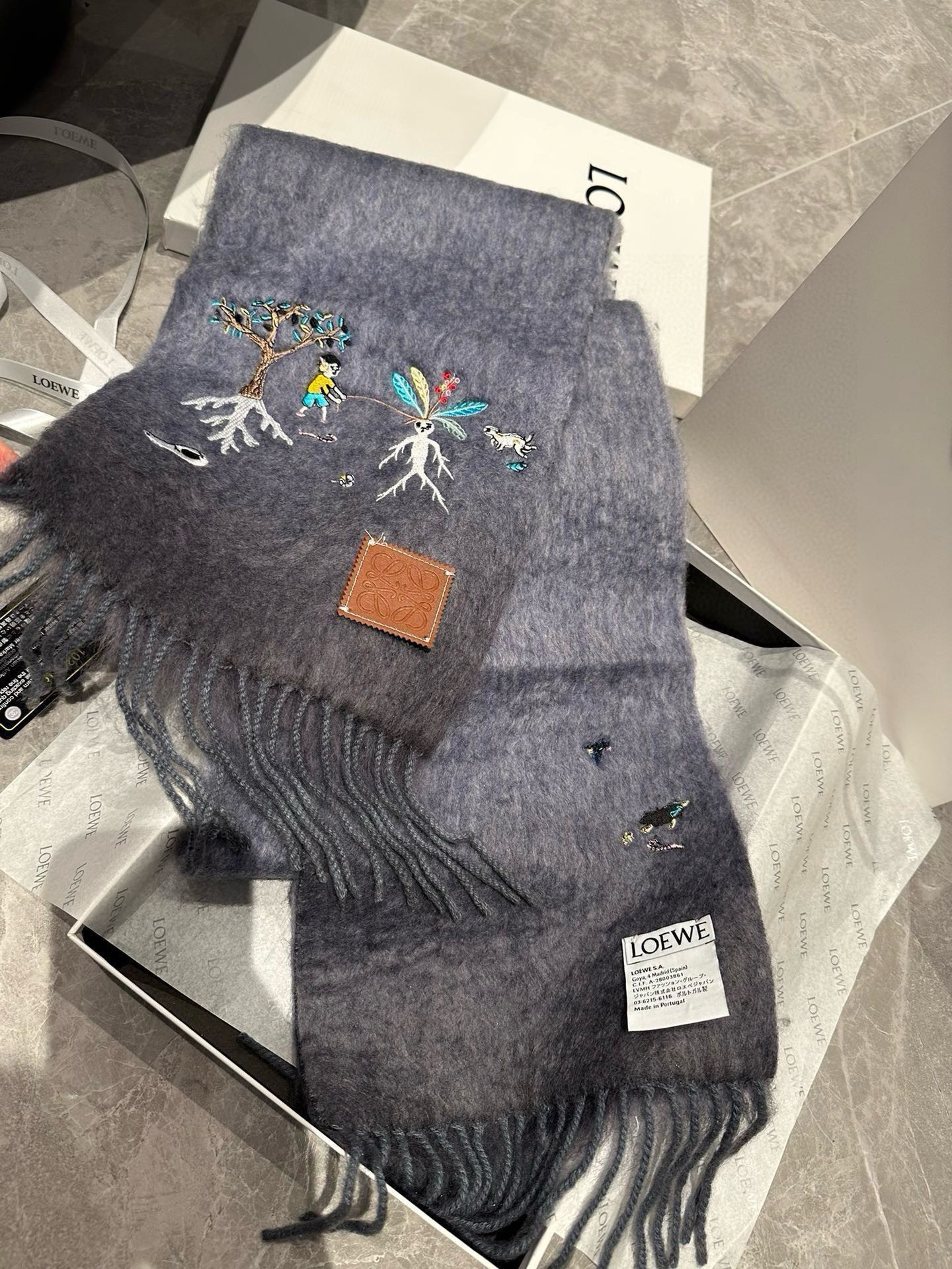 [TOP] LOEWE Wool Scarf 185*23cm - 2 Color